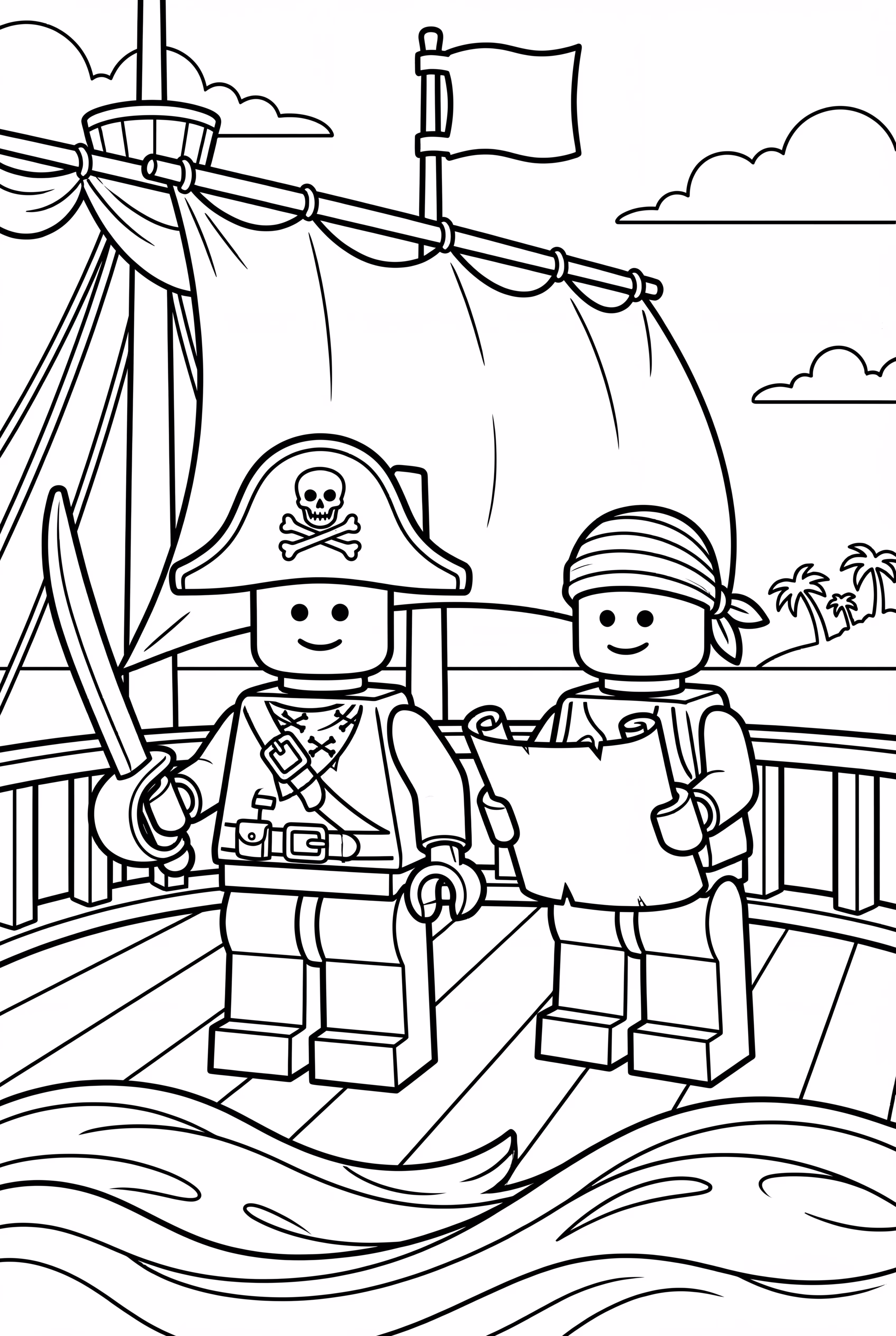 Lego Pirate Ship Adventure on the High Seas