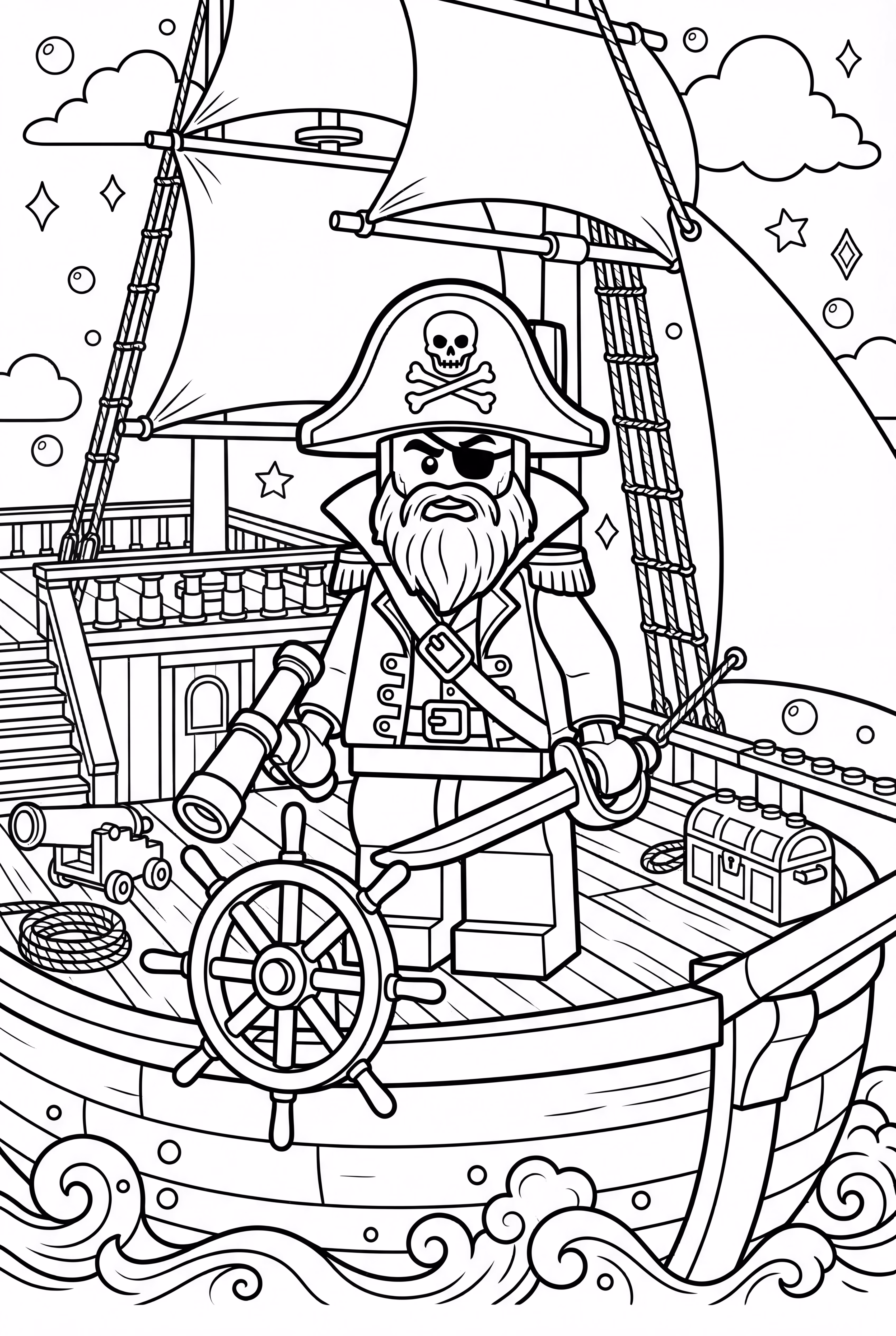 Lego Pirate Ship Adventure on the High Seas-2