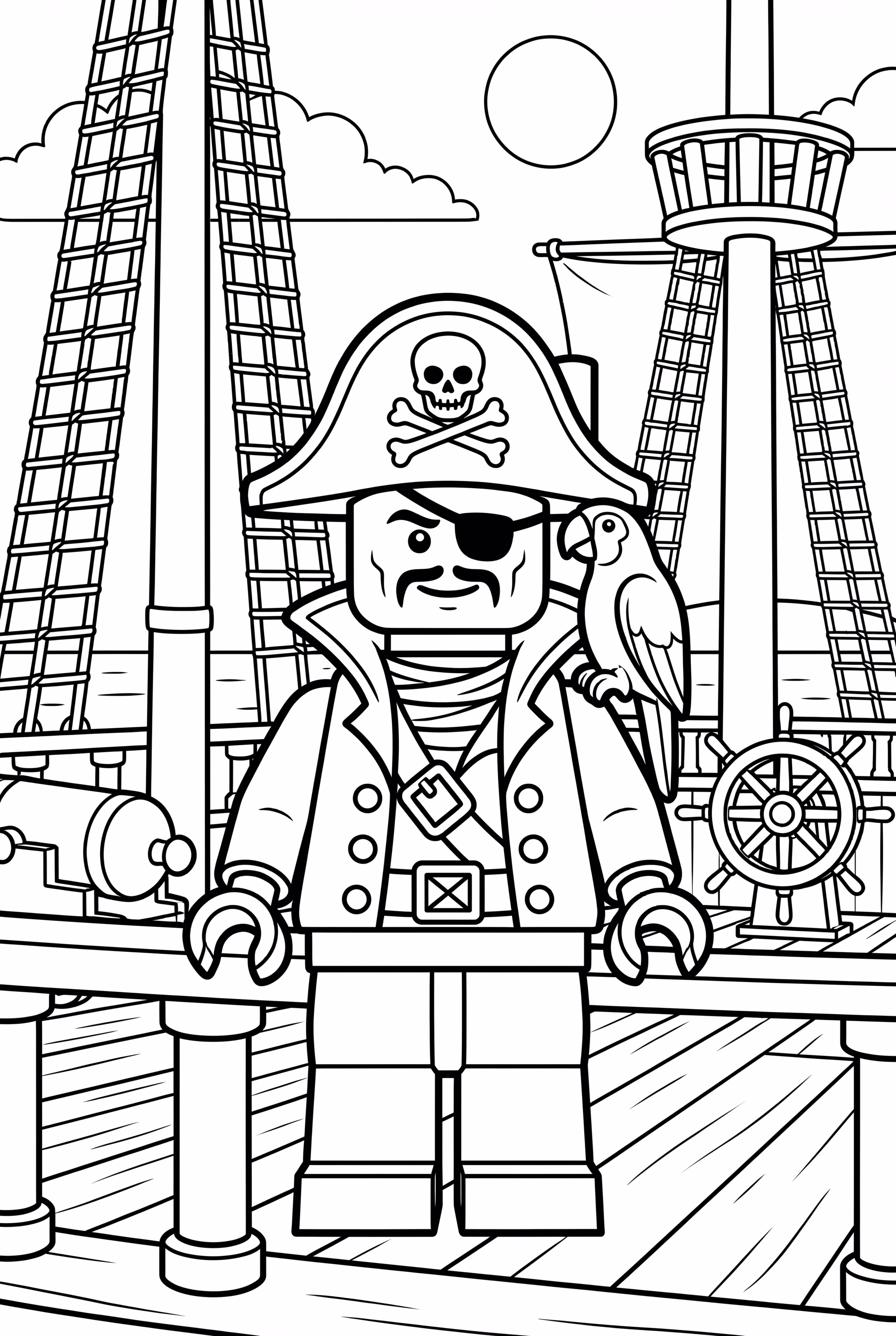 Lego Pirate Ship Adventure on the High Seas