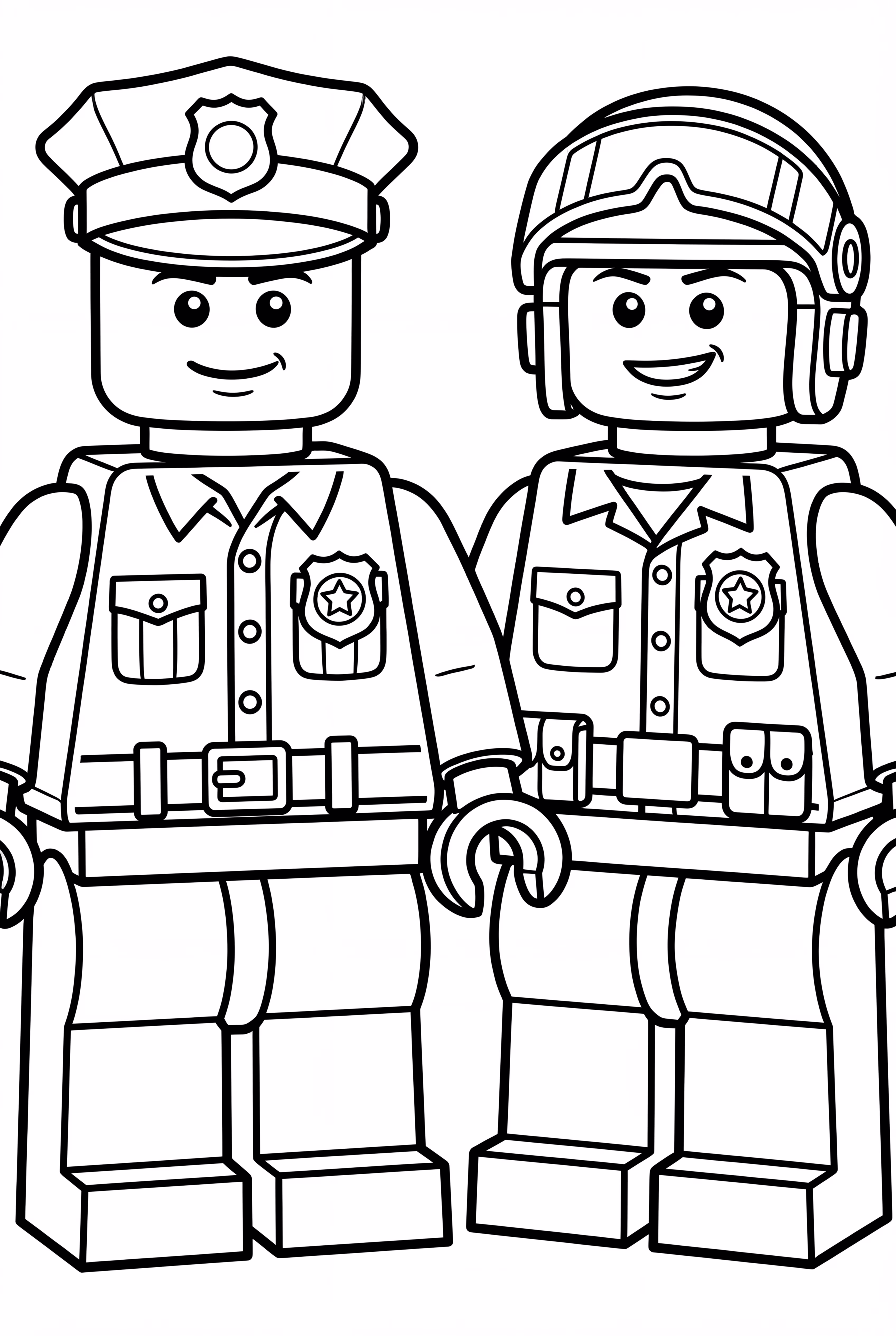 Oficiais da Polícia Lego em Ação