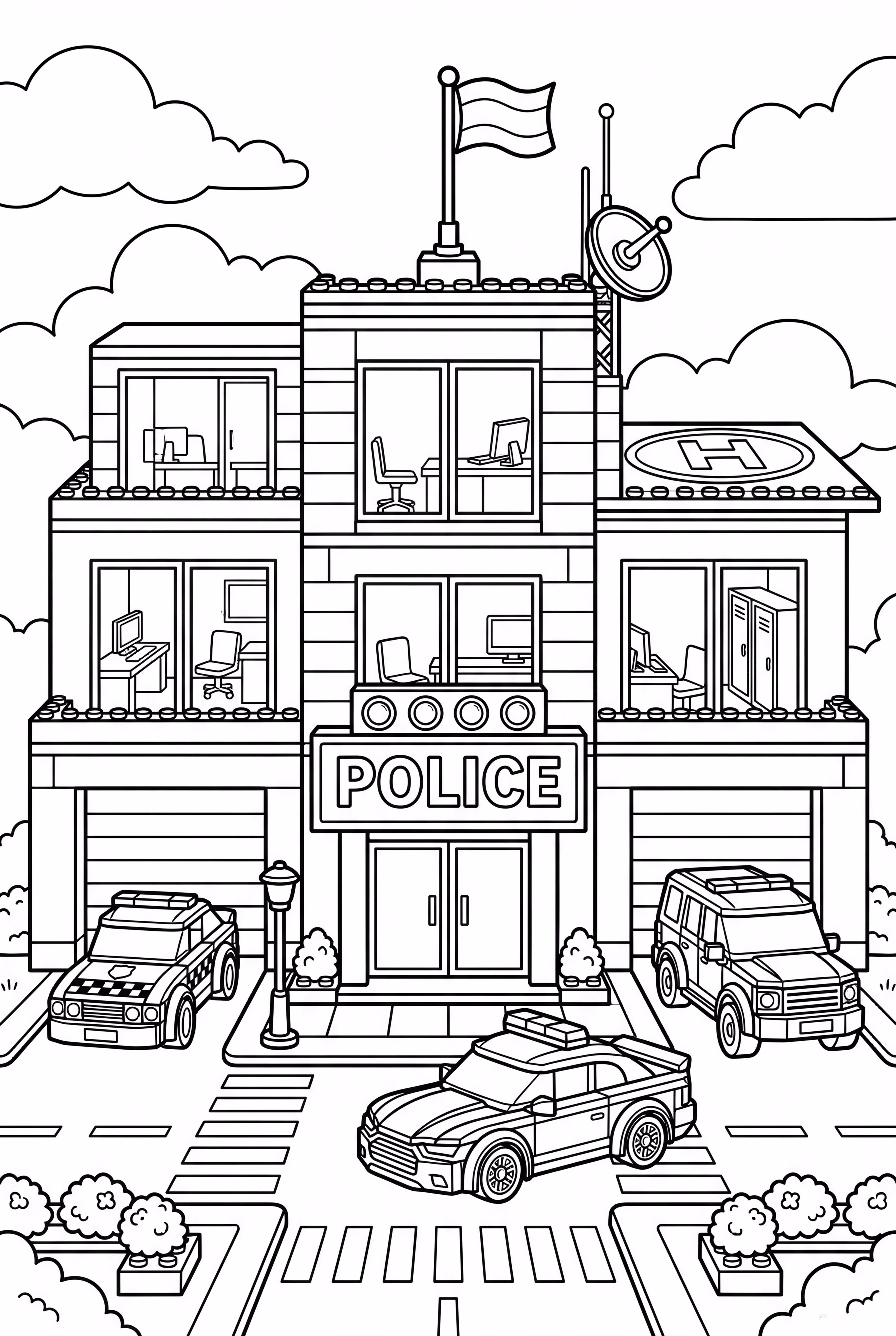 レゴ警察署プレイセット