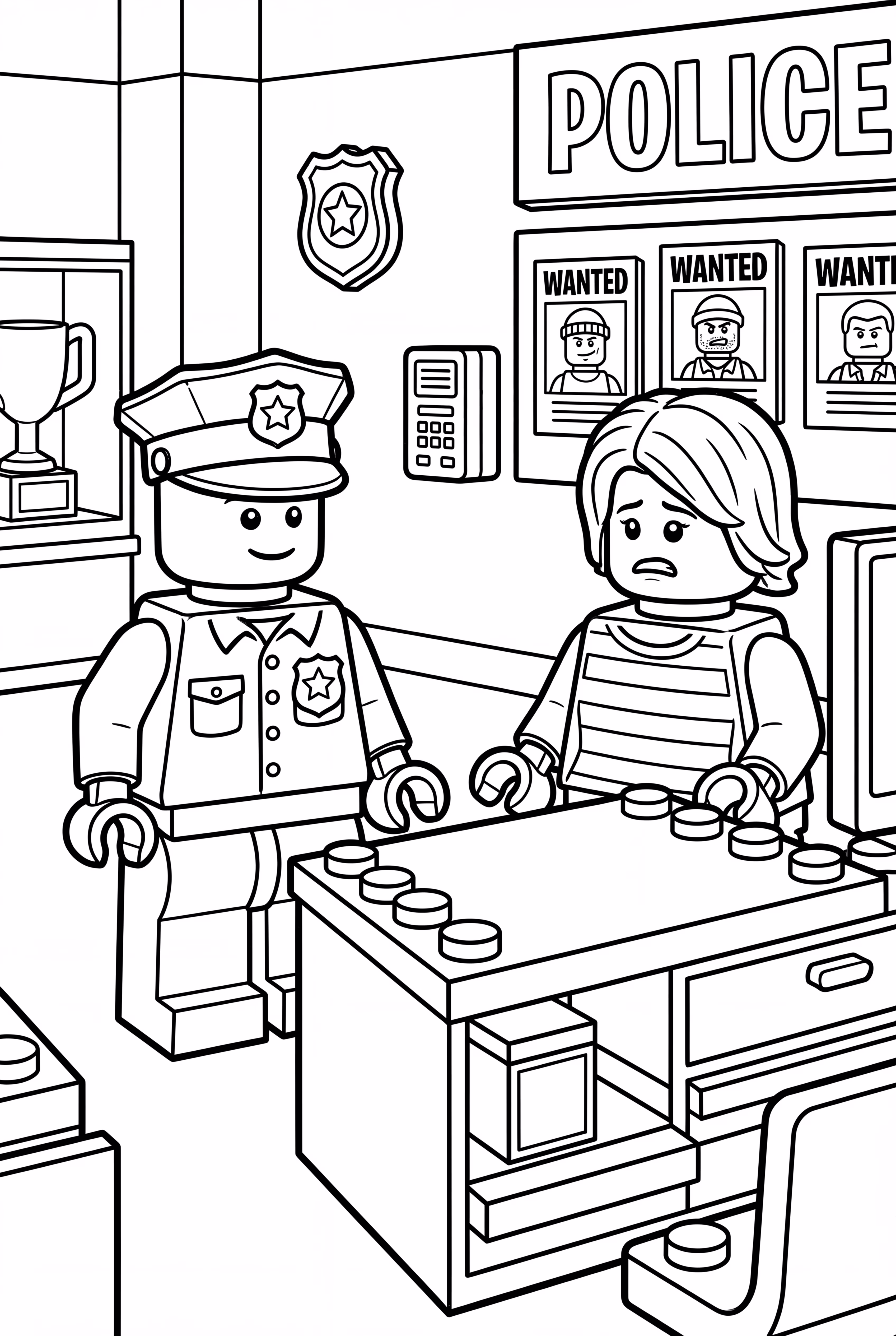 Lego Police Station Playset