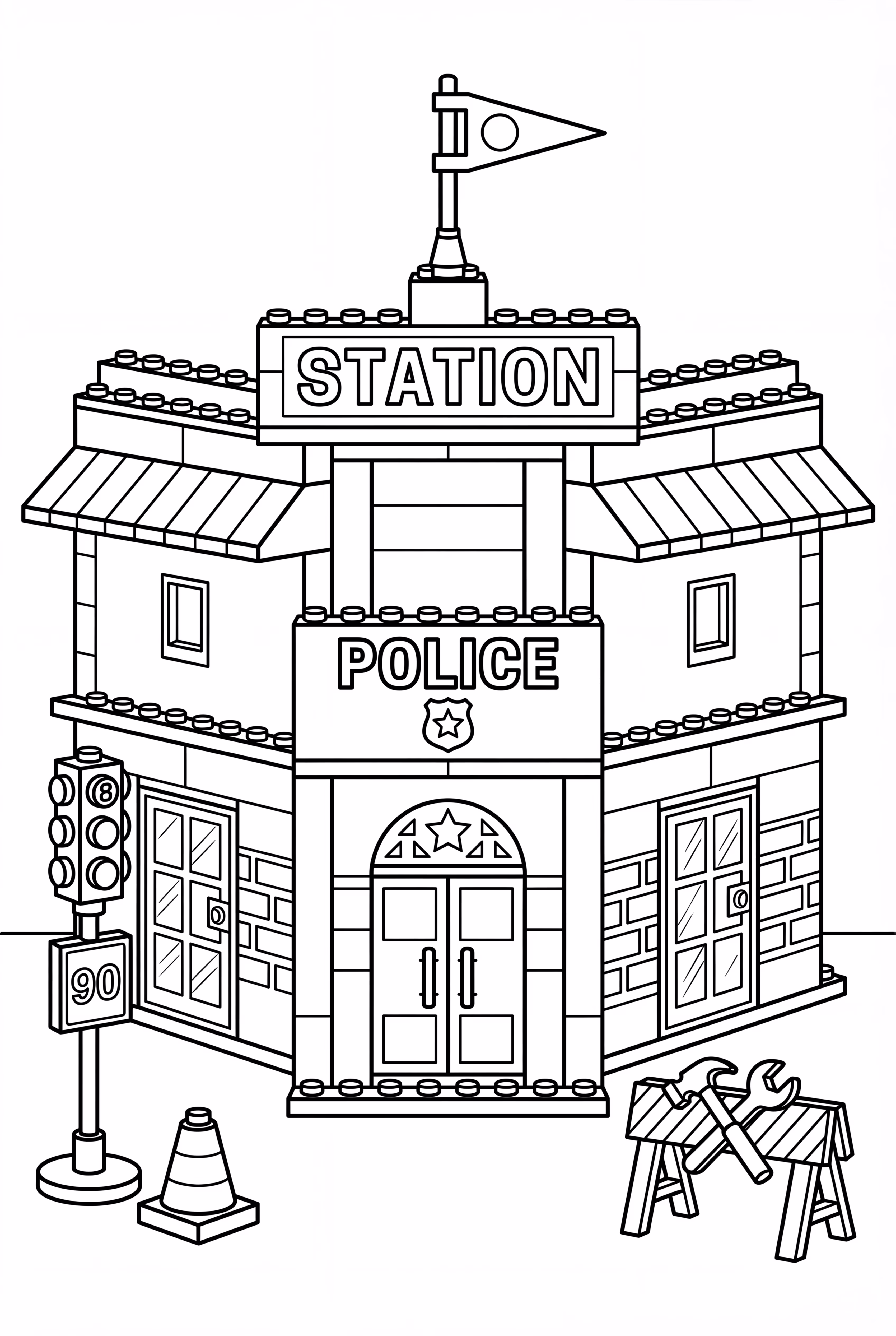 Lego Police Station Playset