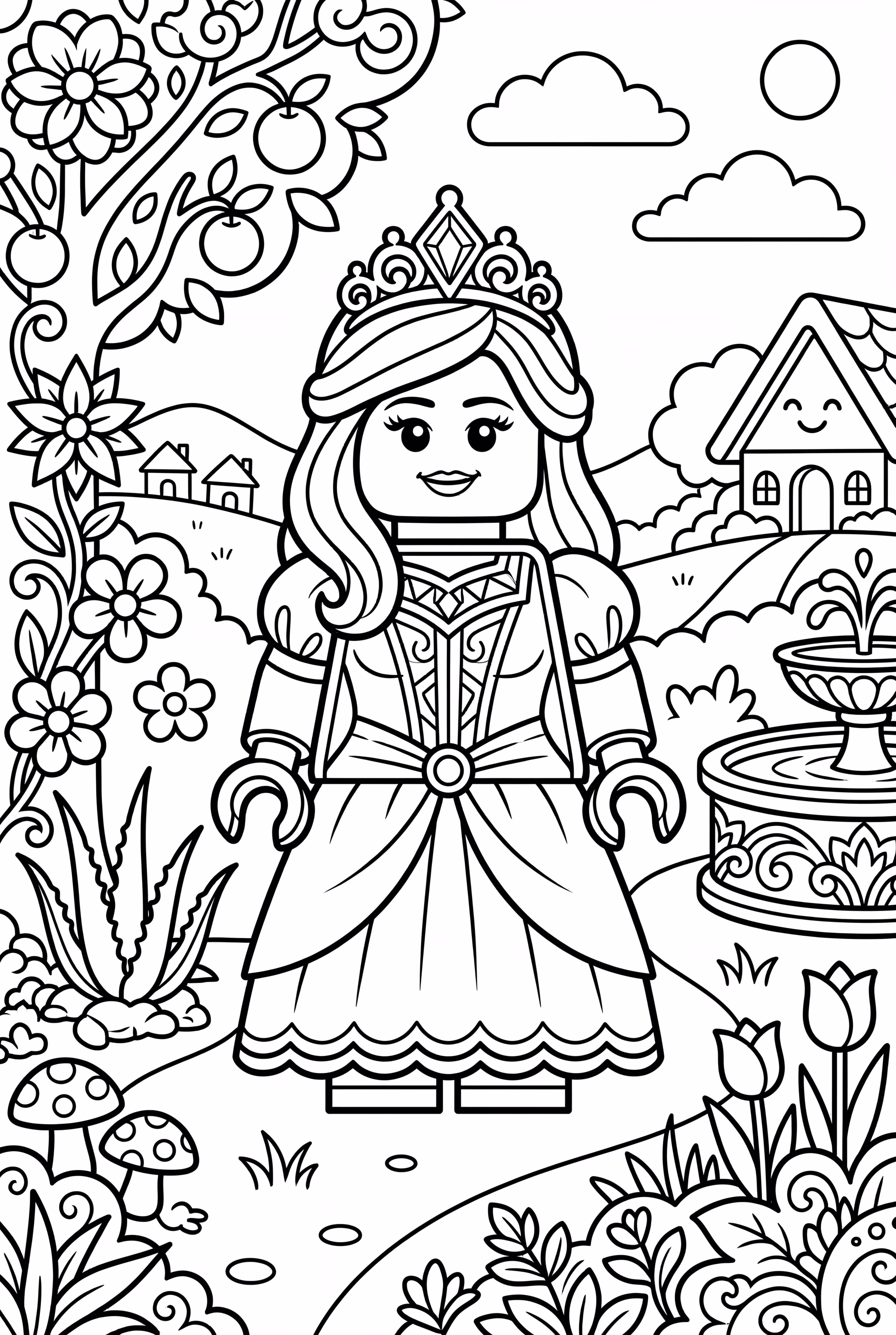 乐高公主在魔法花园