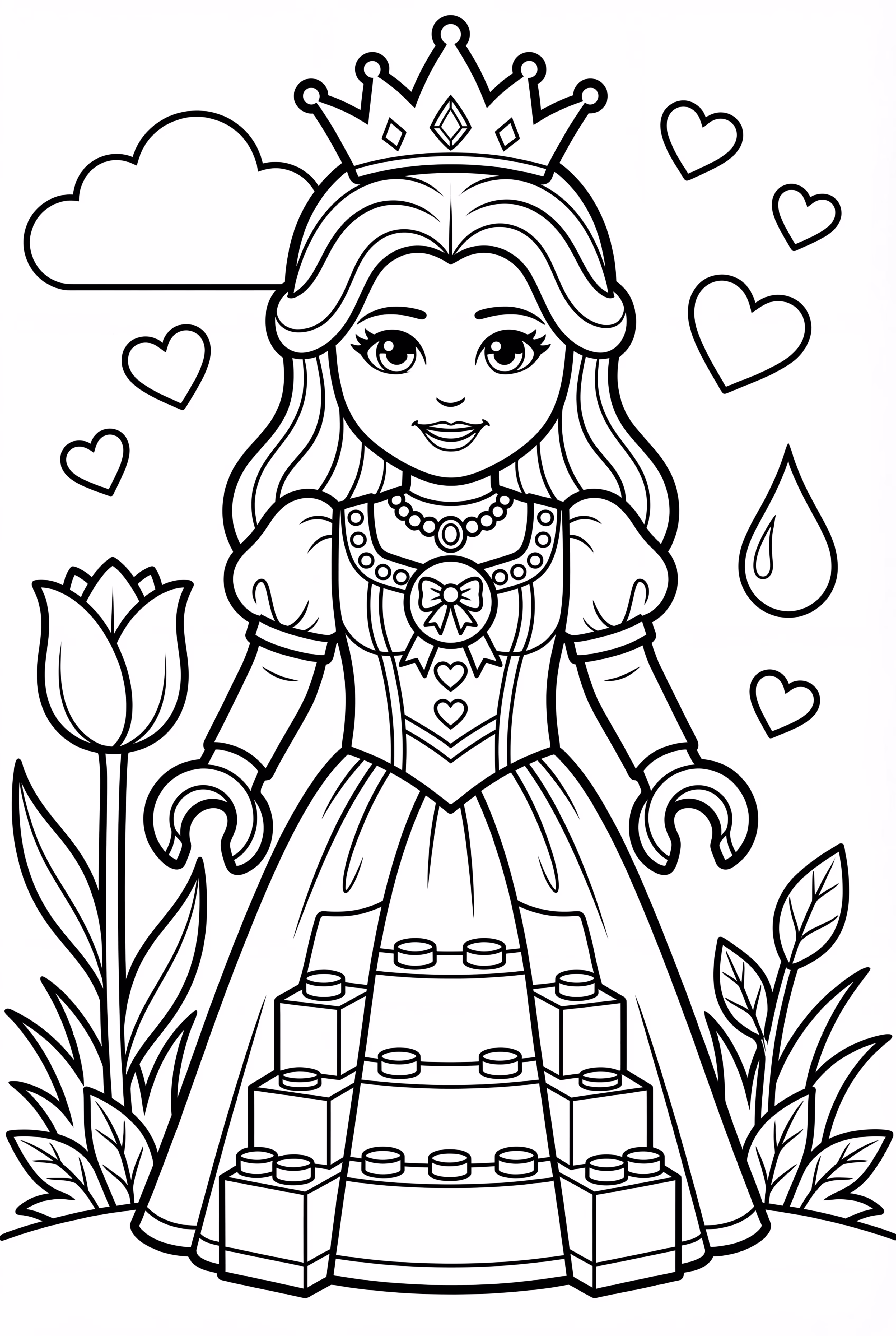 乐高公主在魔法花园里