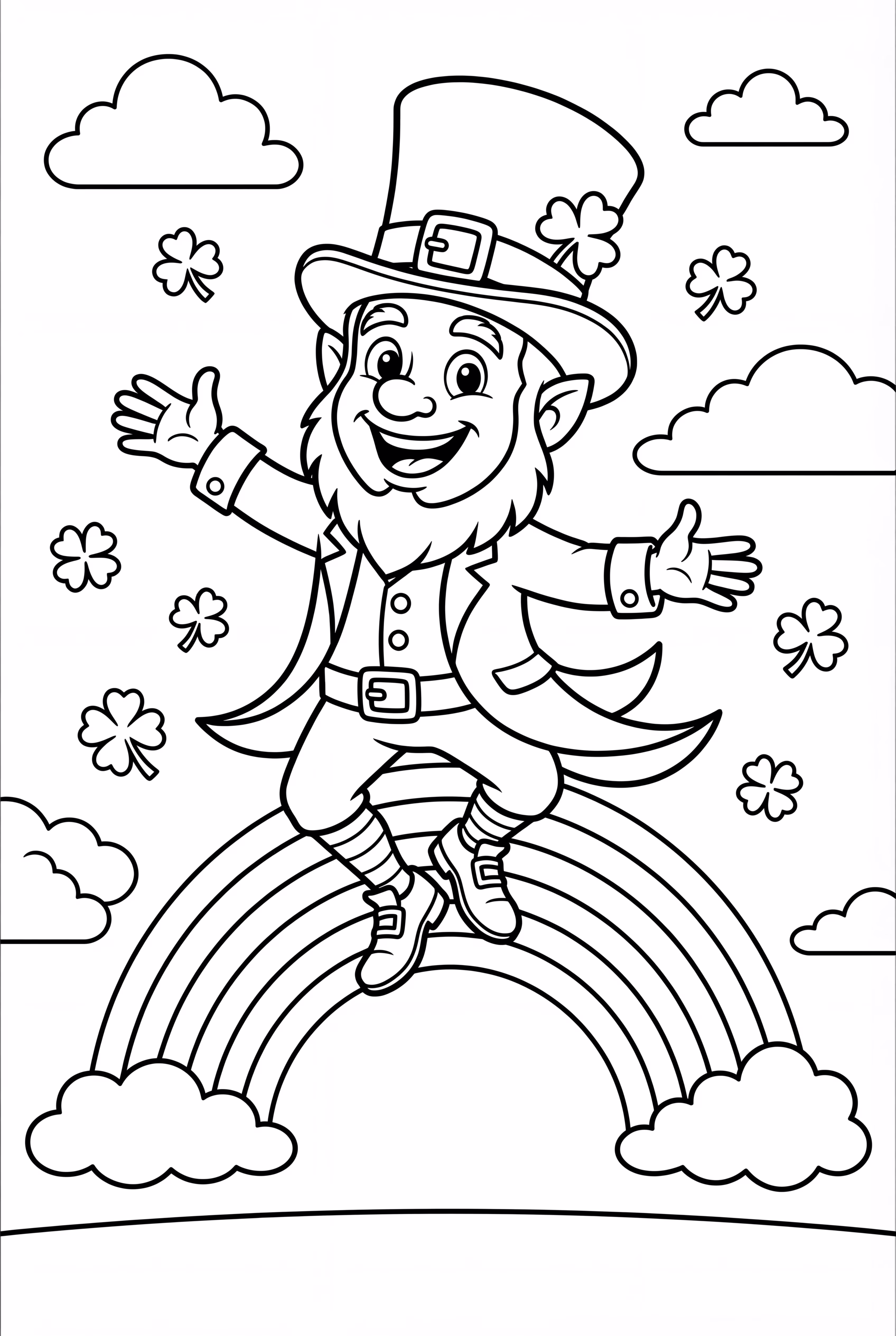 무지개 위에서 춤추는 레프리콘-2