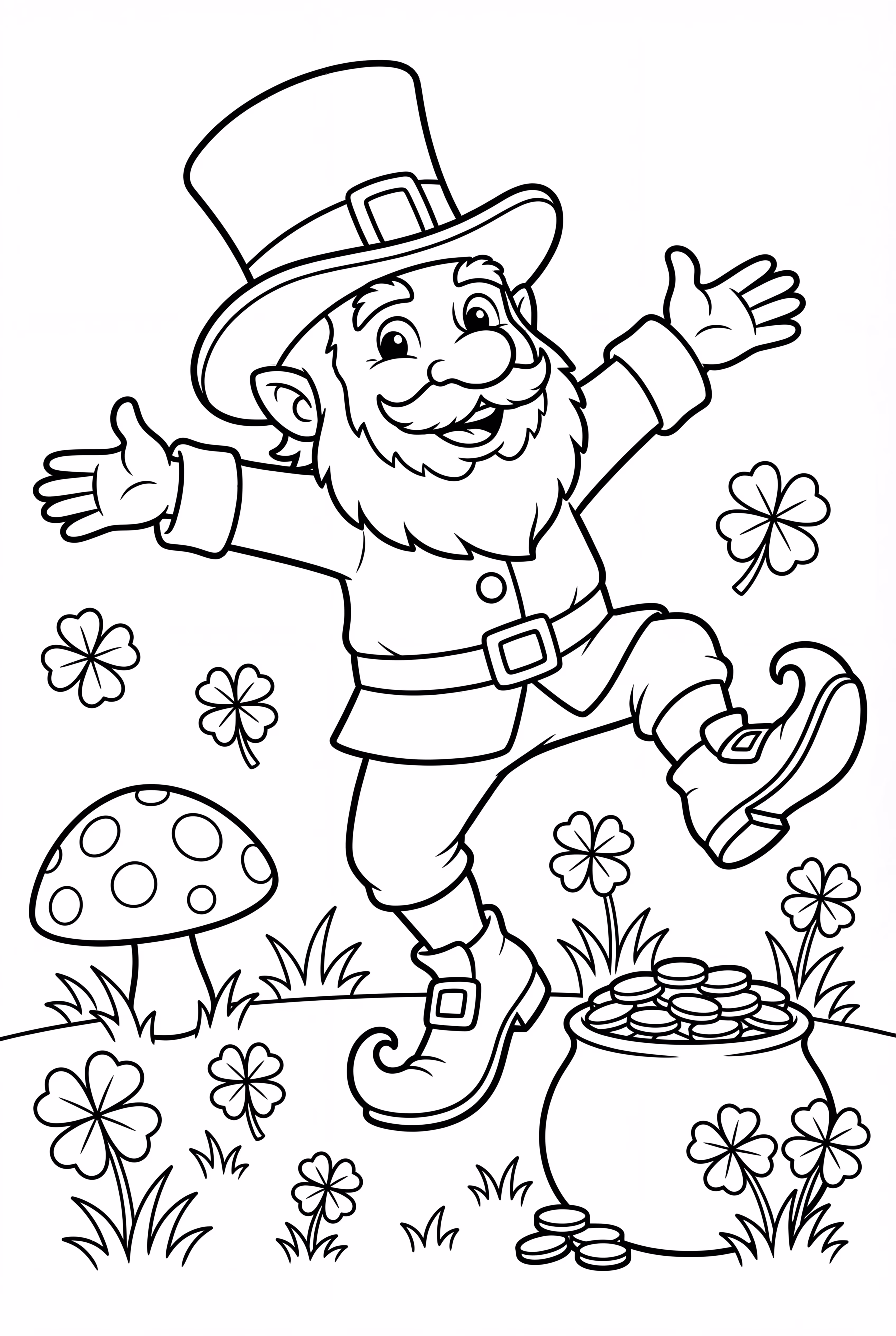 Leprechaun's quest for luck