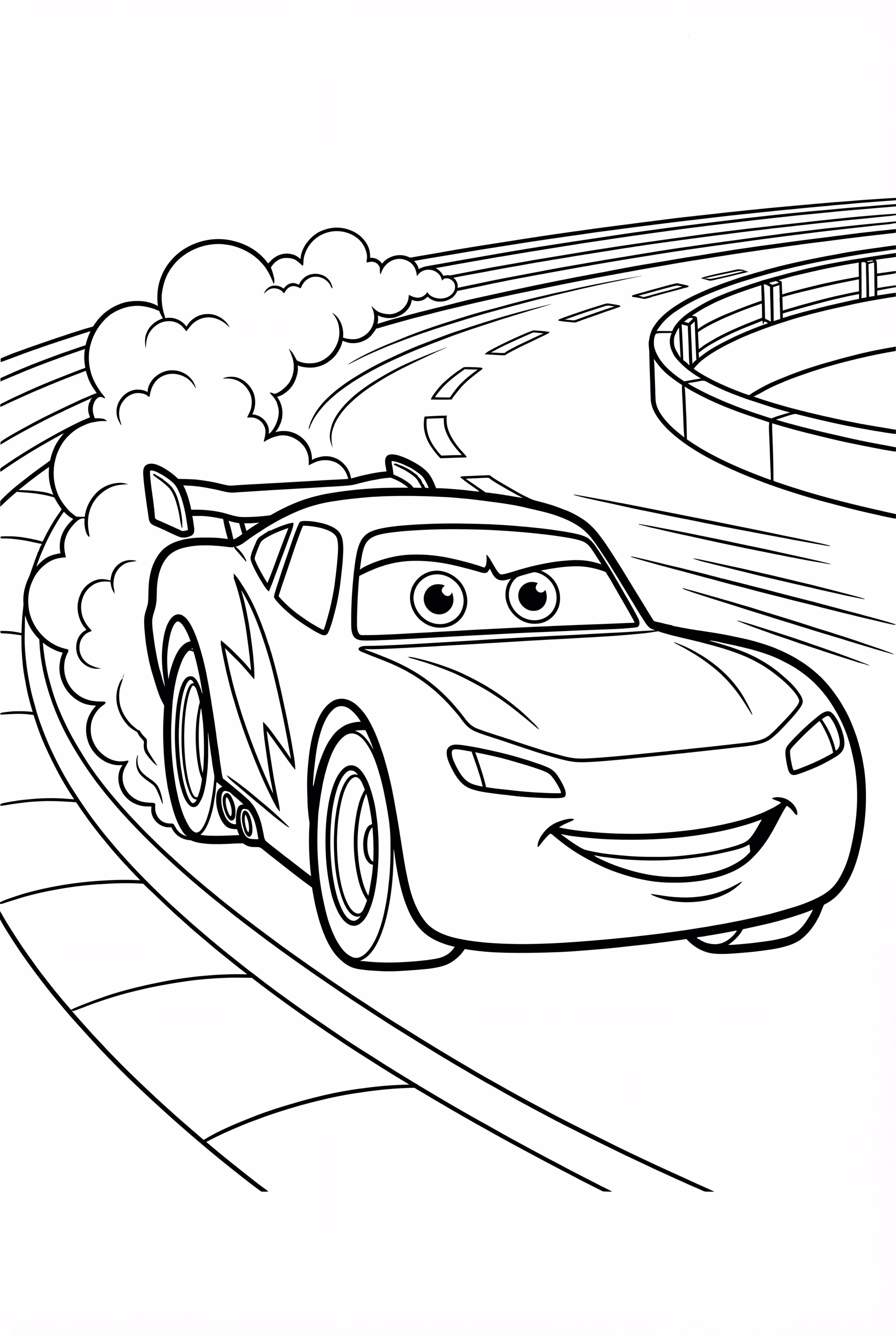 Lightning McQueen in a Flashy Red Finish