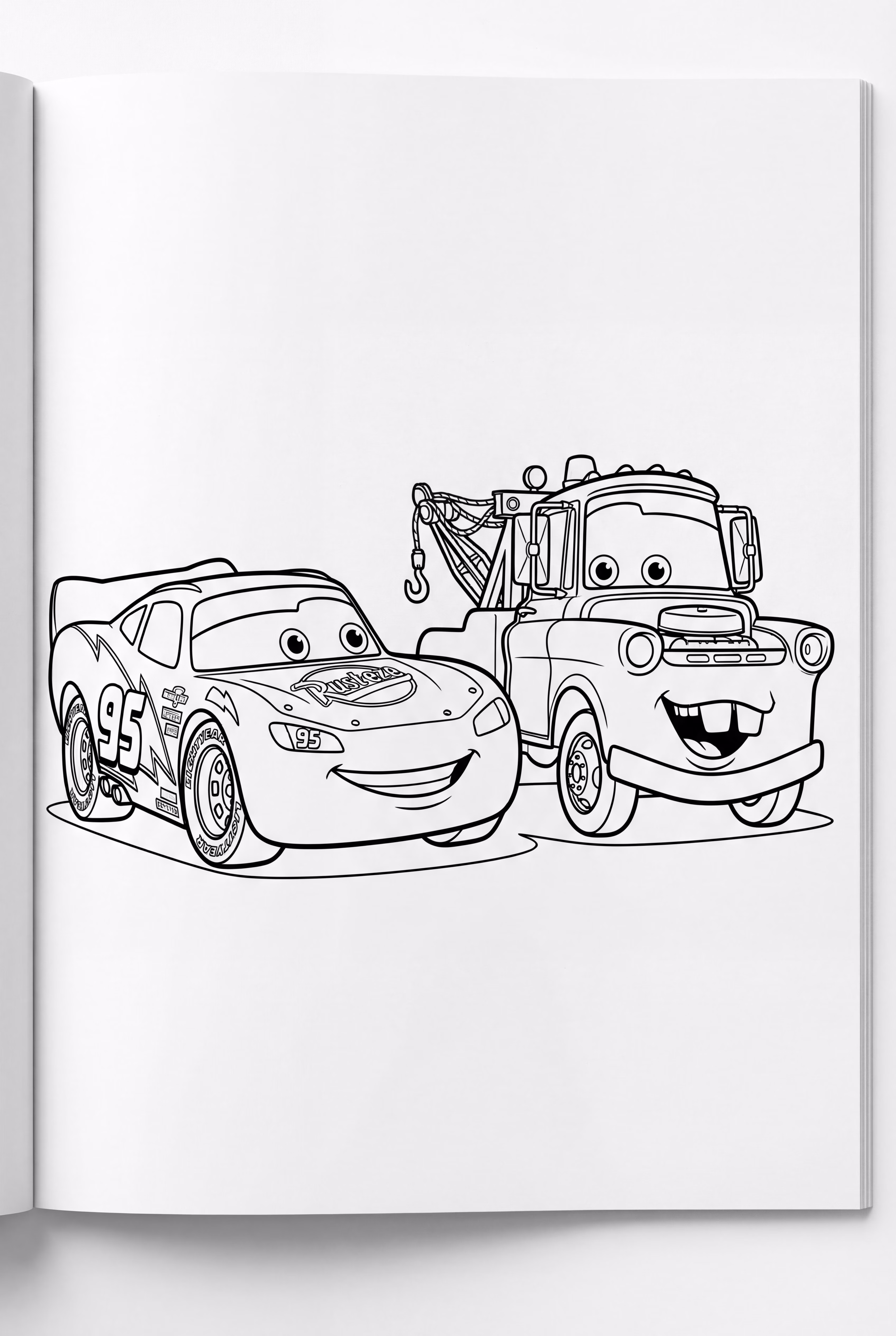 Lightning McQueen with Mater in Radiator Springs