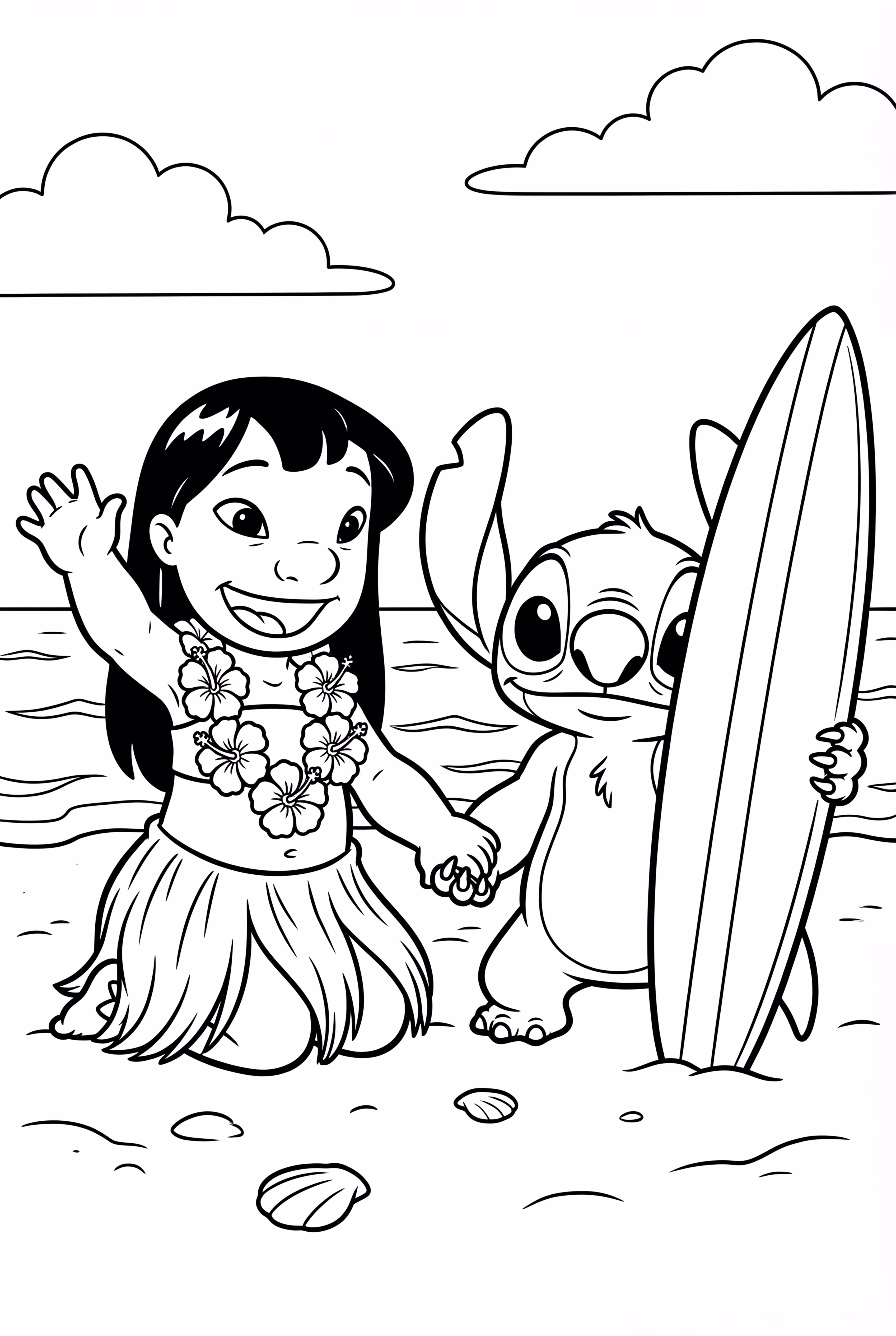 Lilo and Stitch Side by Side