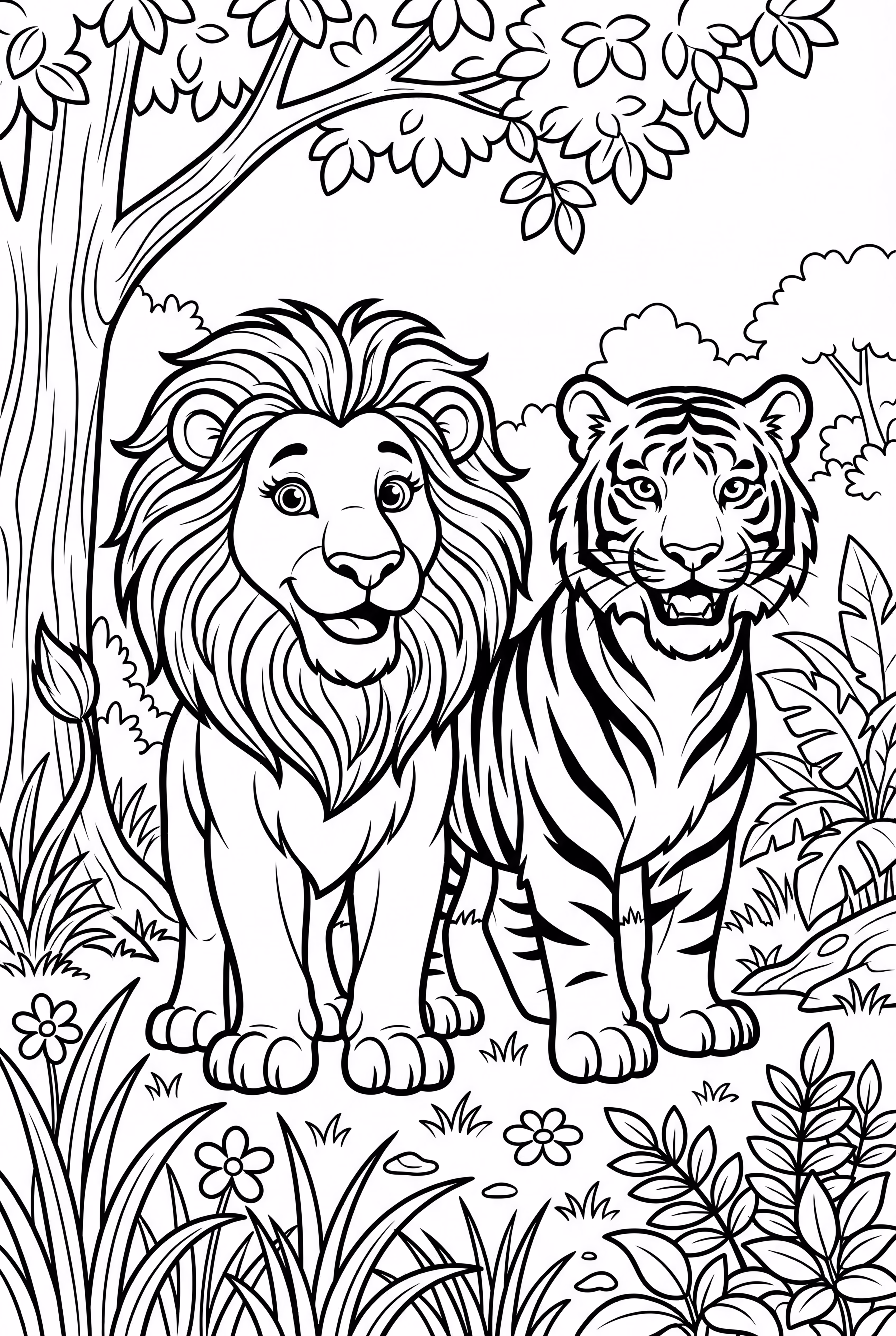Lion and Tiger Duo-2