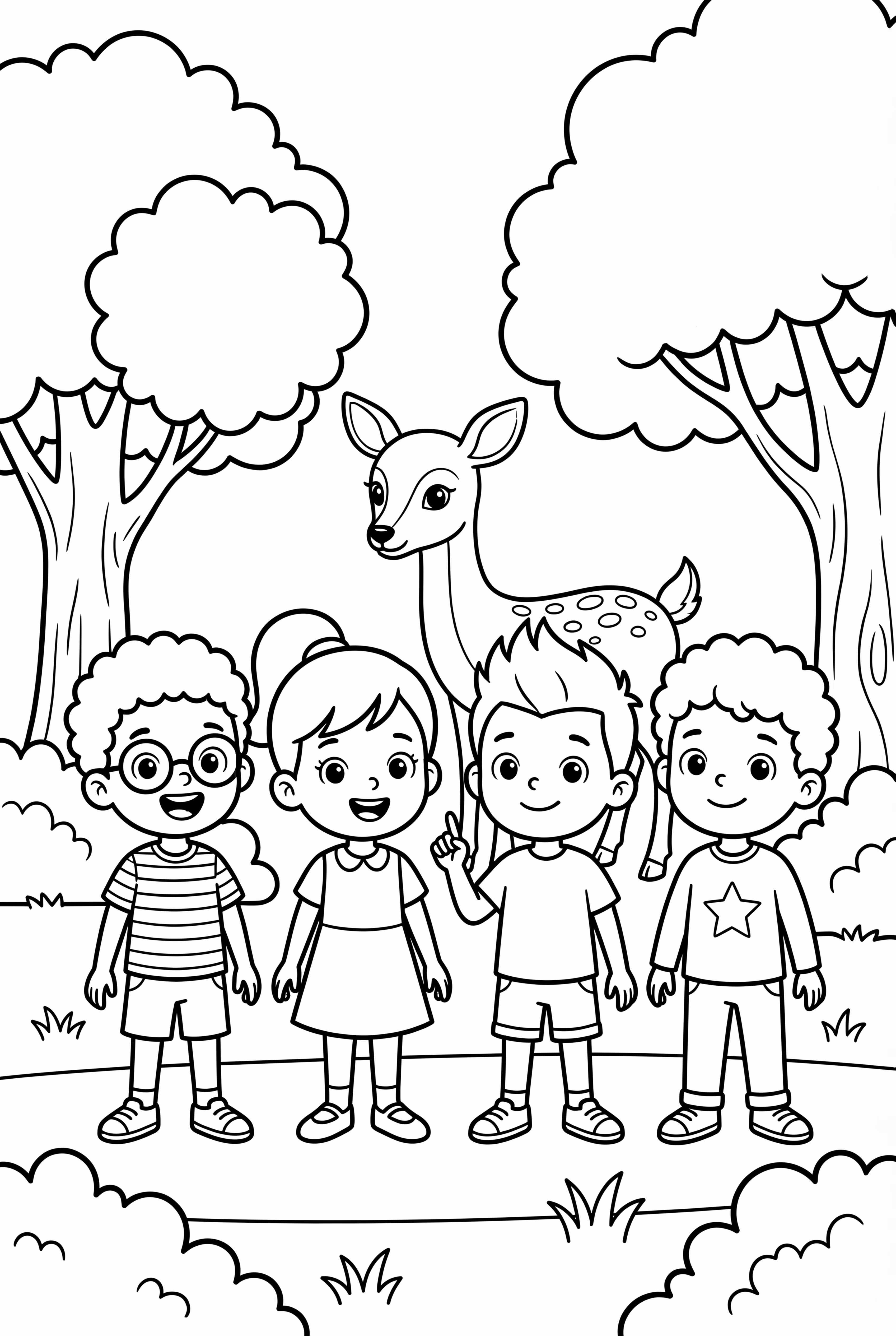 Little Einsteins And A Friendly Forest Animal