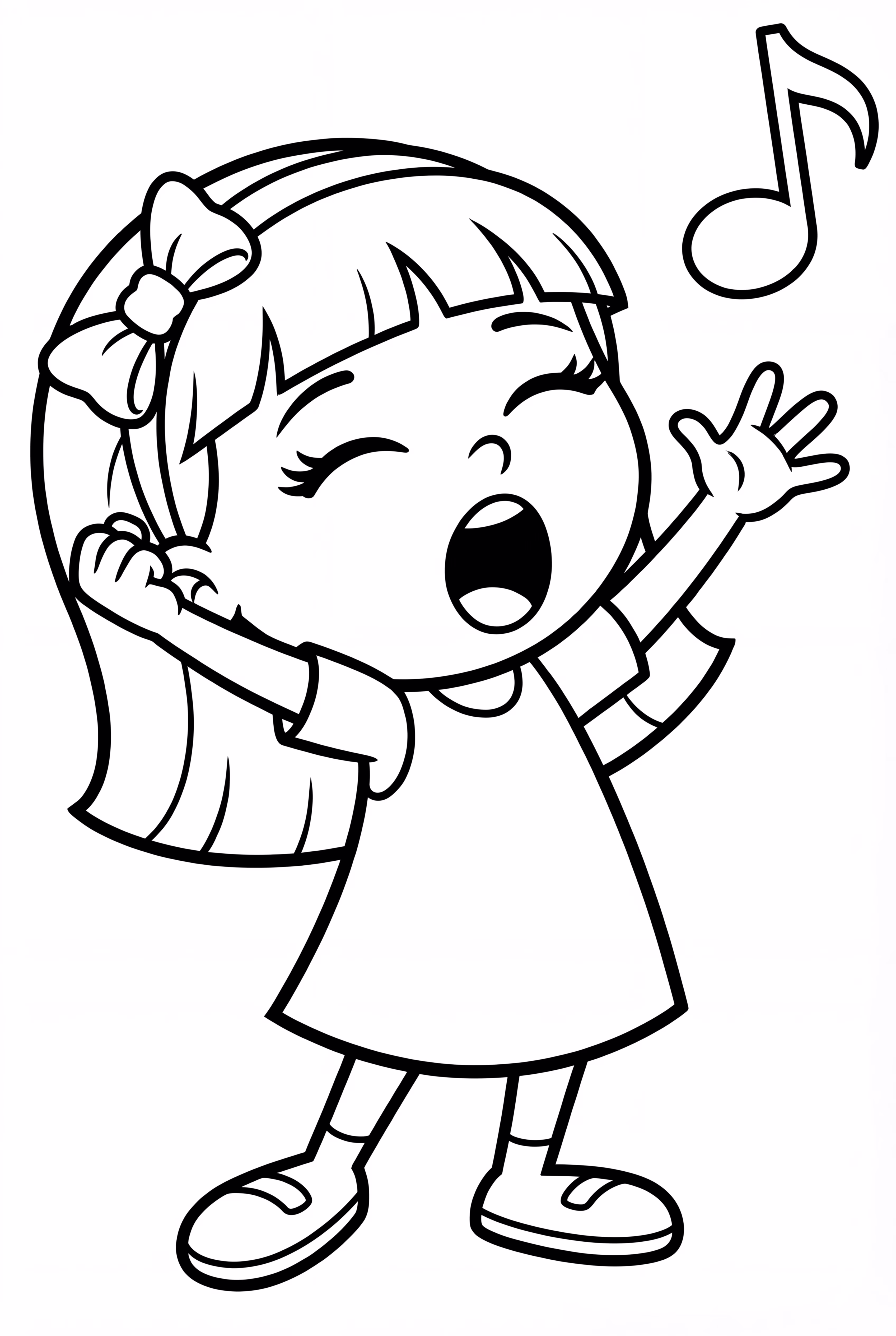 Little Einsteins Annie chantant une chanson