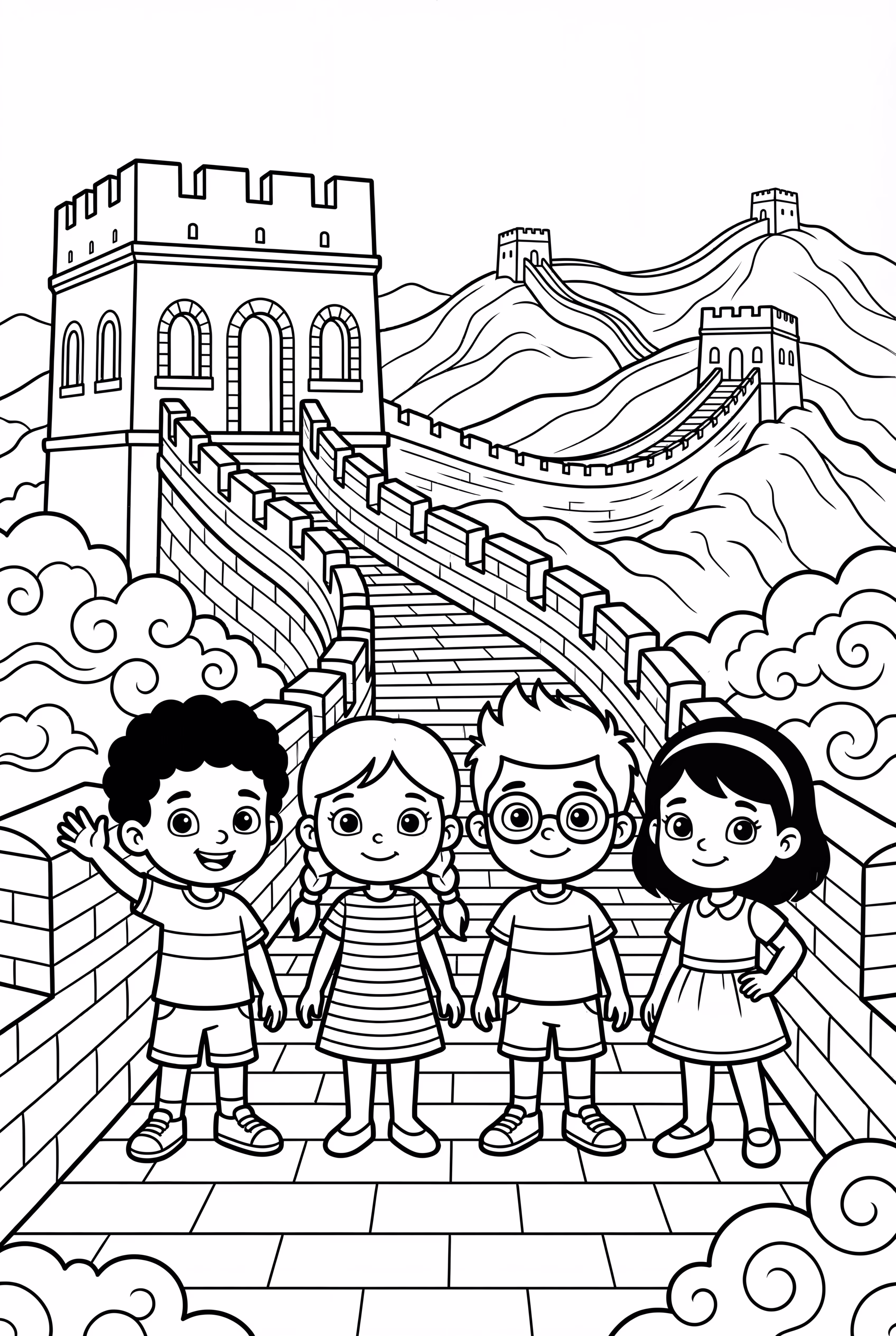 Little Einsteins On The Great Wall Of China