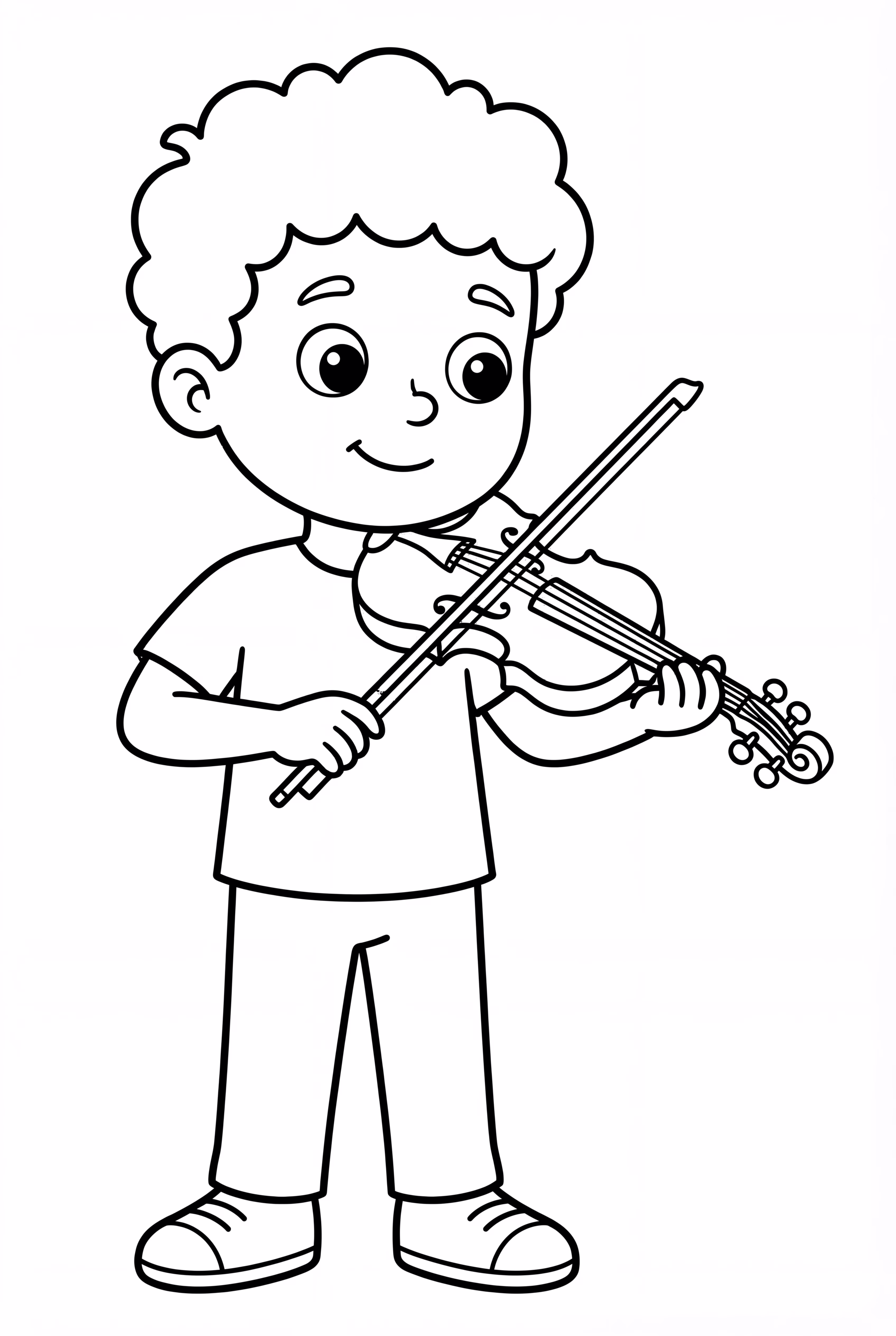 Little Einsteins Quincy jouant du violon
