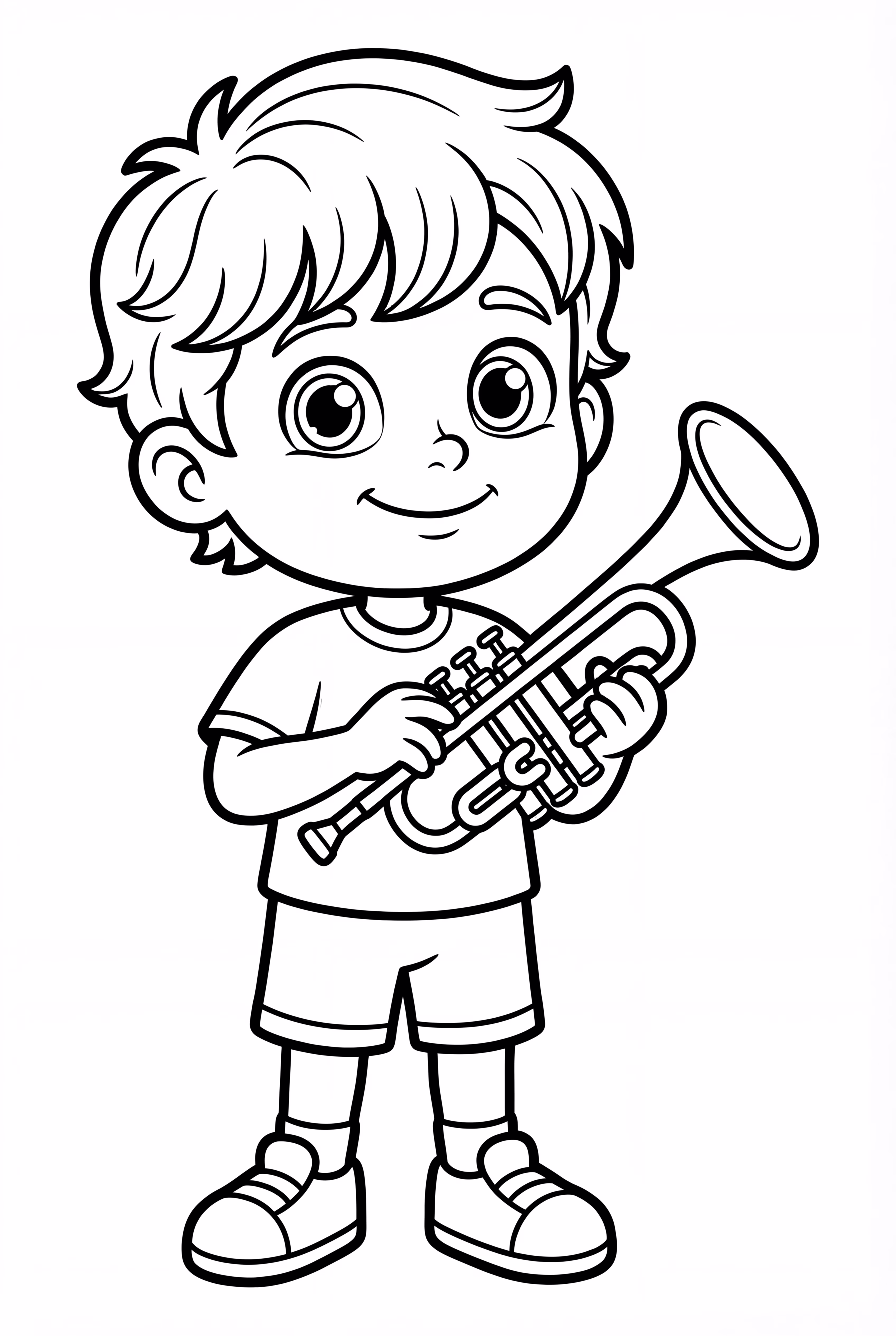 Little Einsteins Quincy avec une trompette