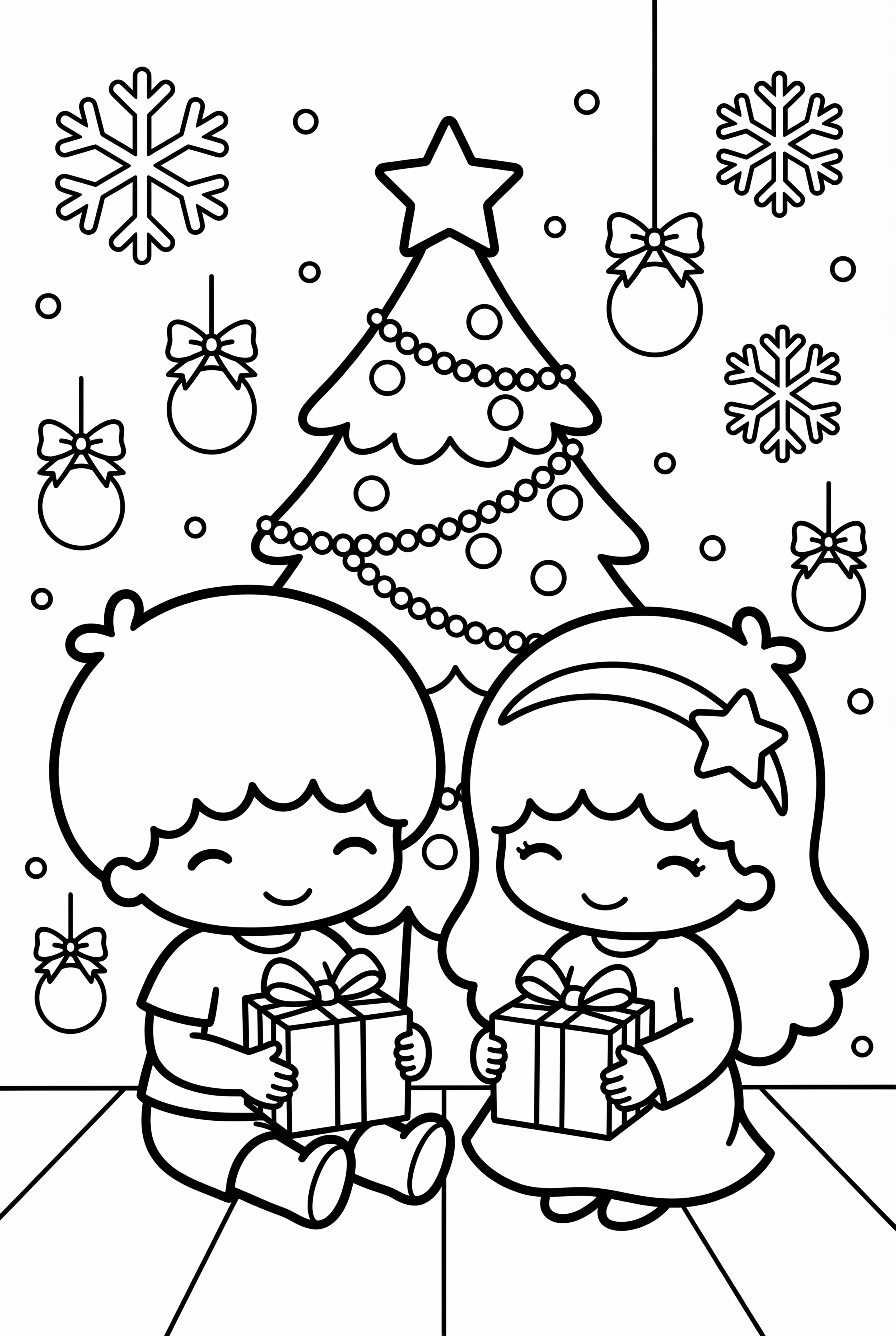 リトルツインスターズのクリスマスギフト交換