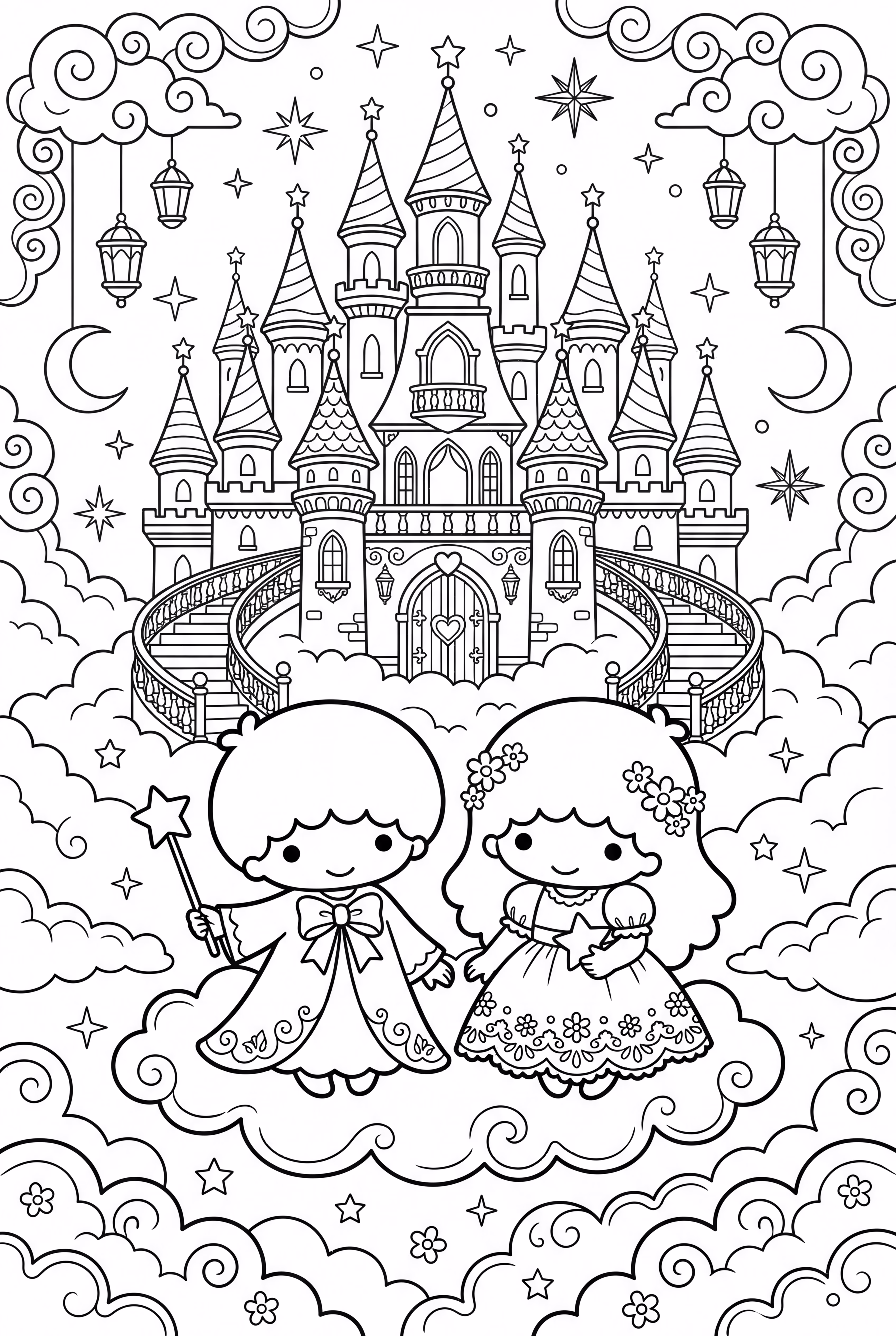 小双星和精致云端城堡