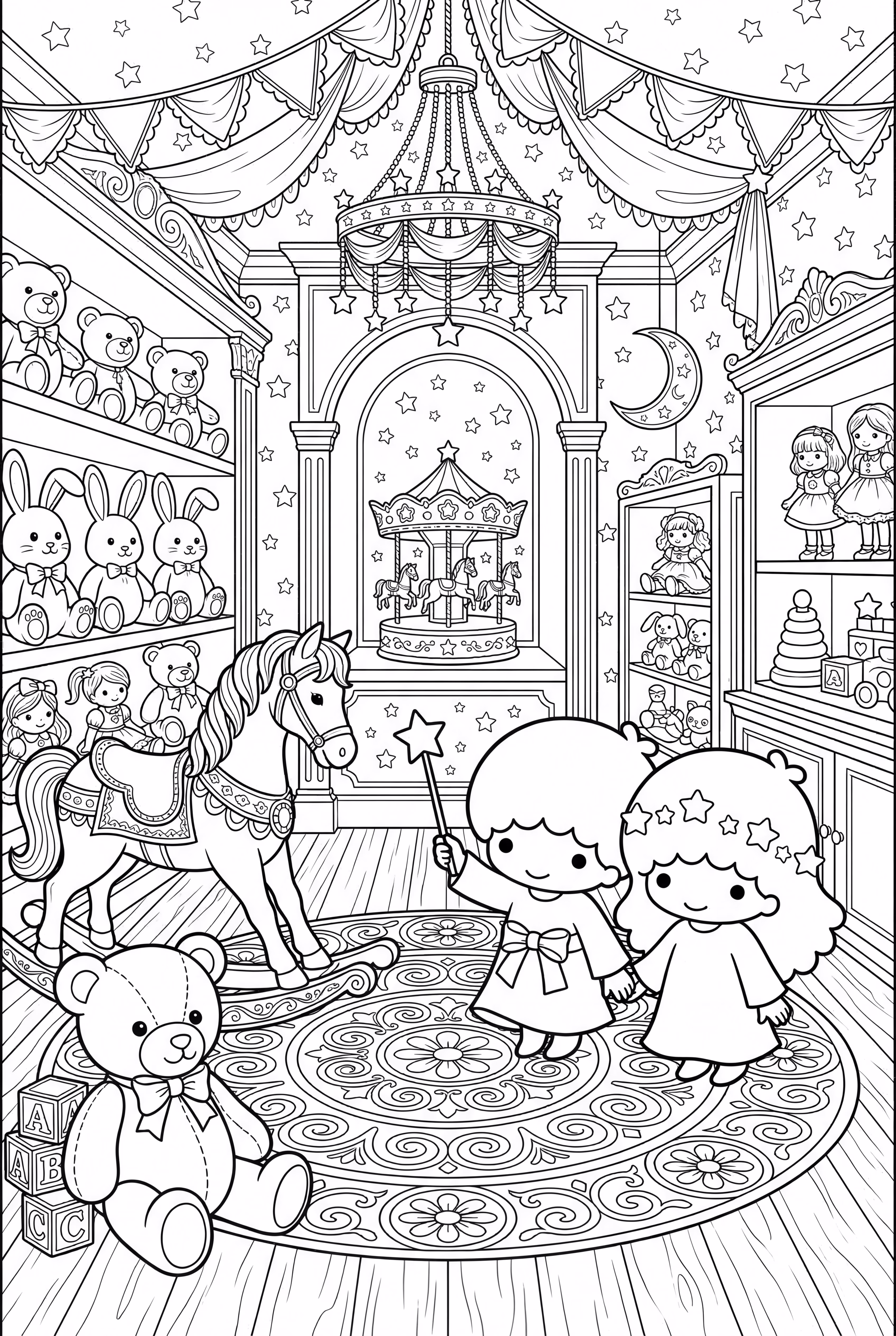 Little Twin Stars Inside A Magical Toy Shop