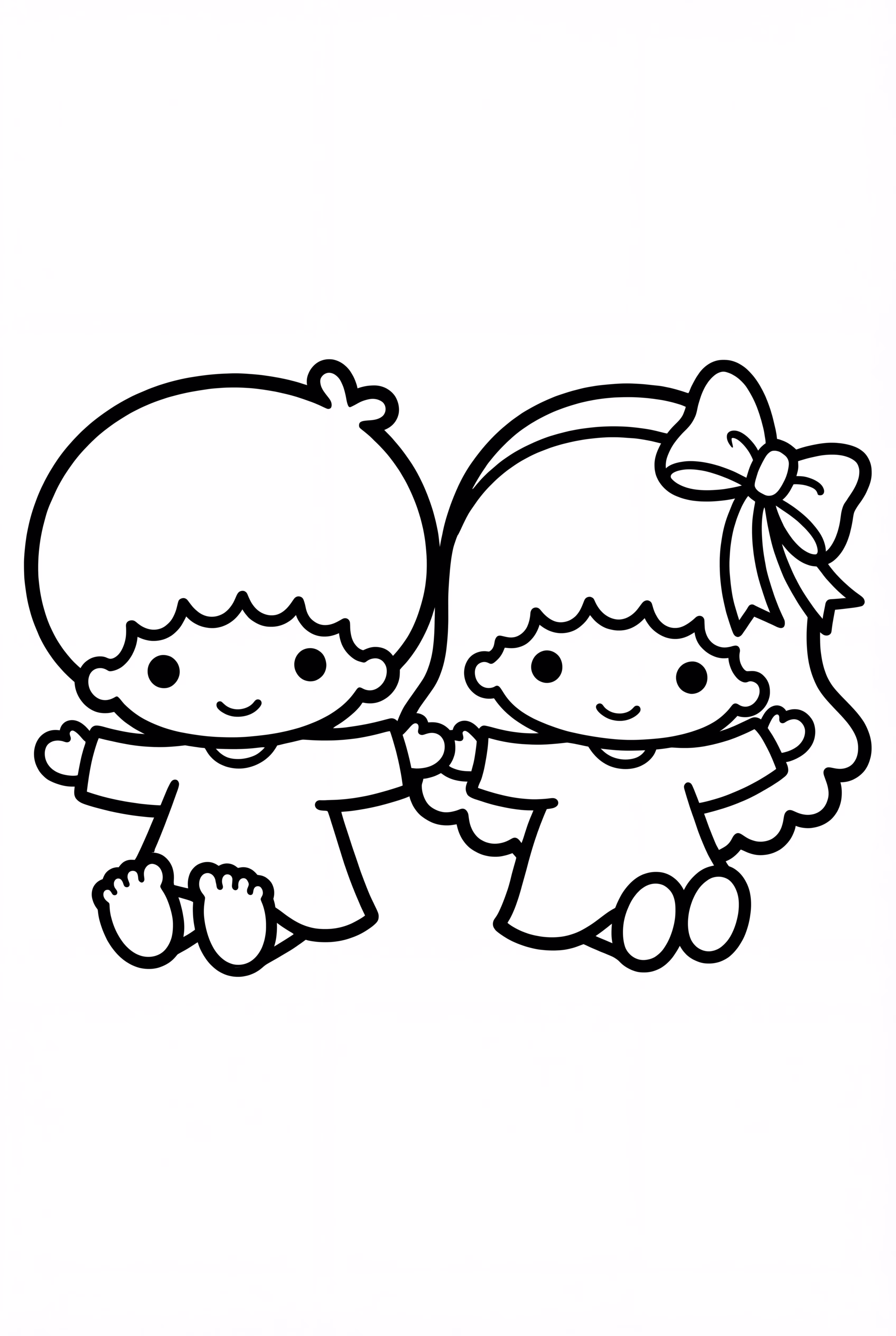 Les Petits Jumeaux Assis Côté à Côté