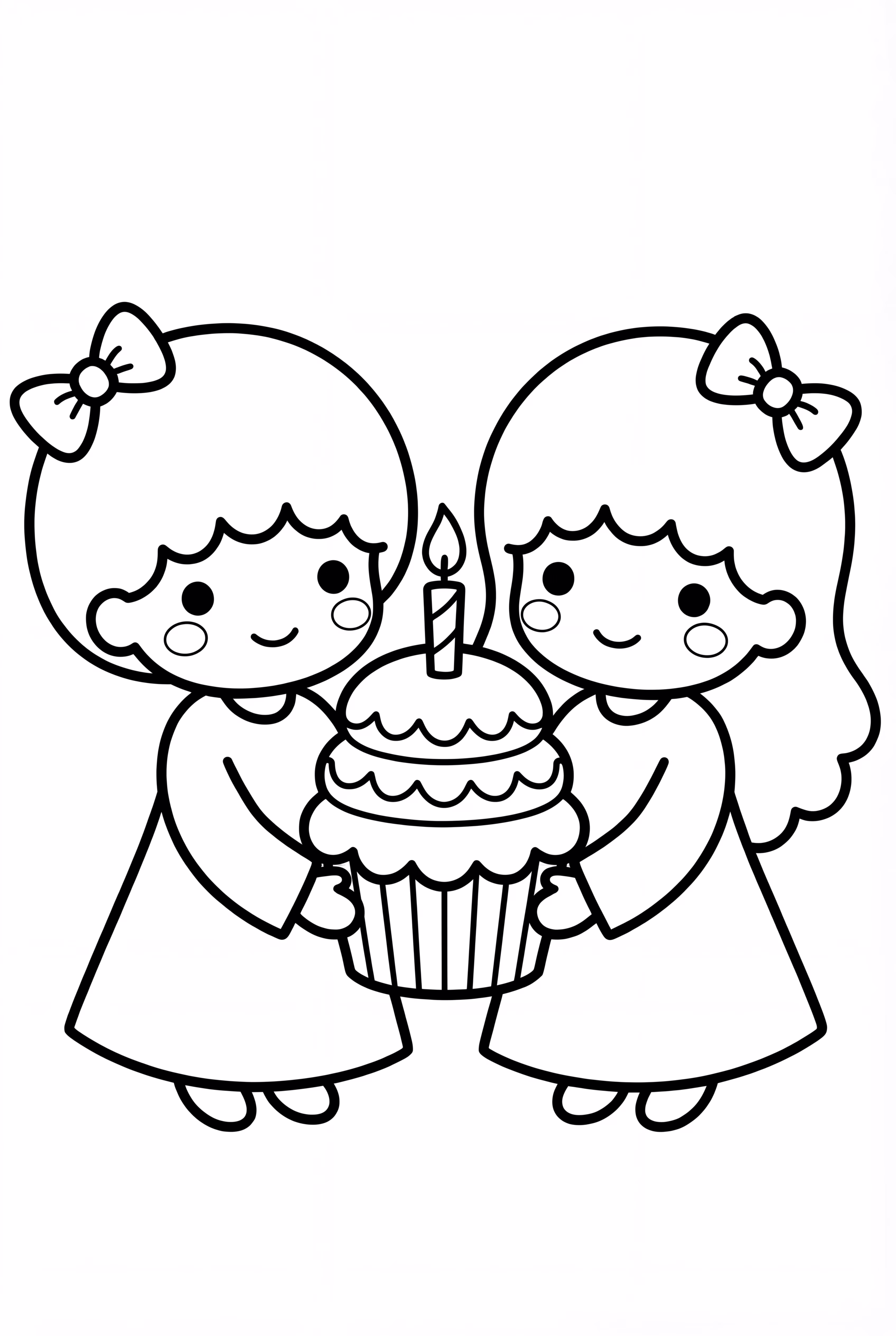 小双星和生日蛋糕杯