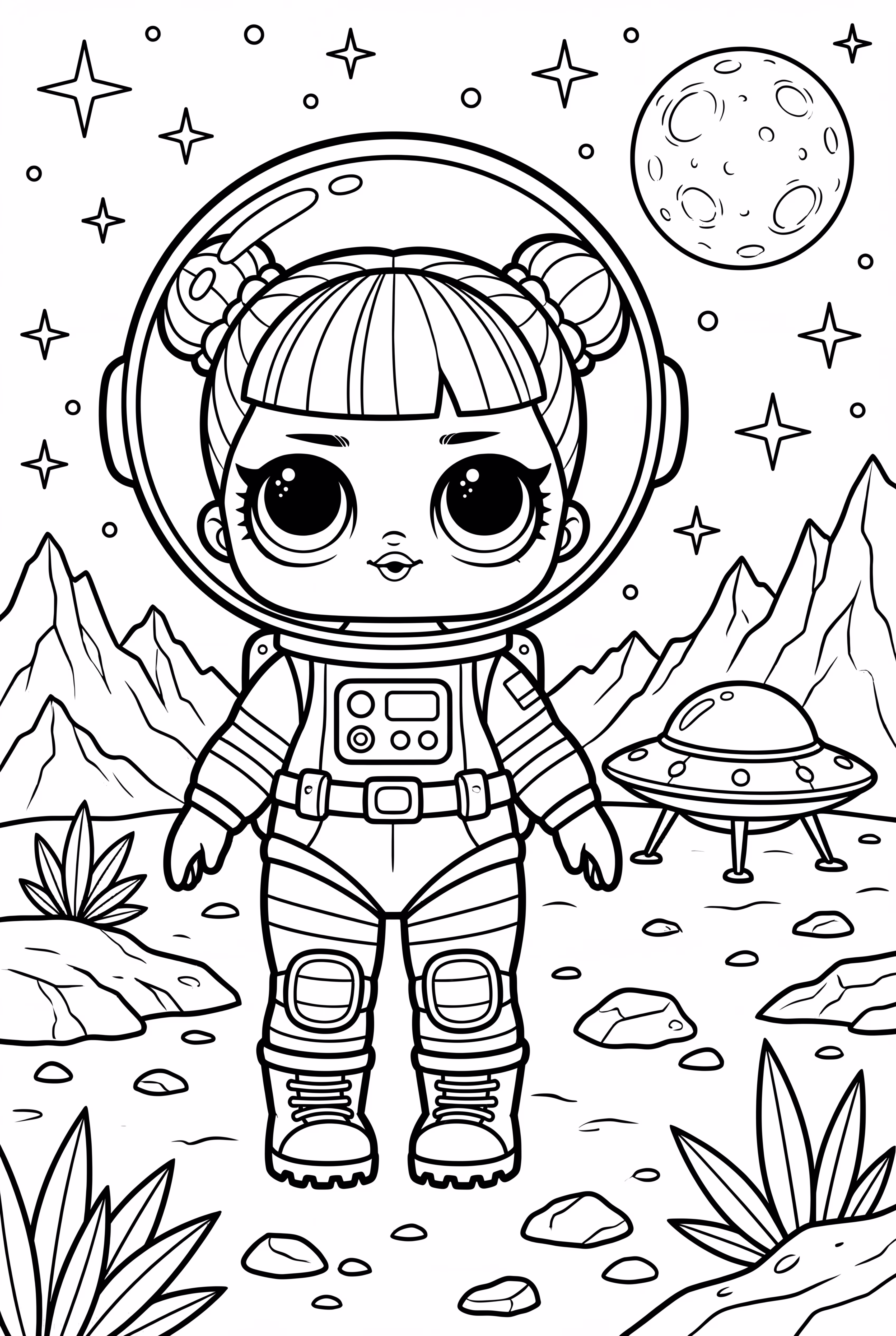Lol Doll Astronaut Exploring A Planet