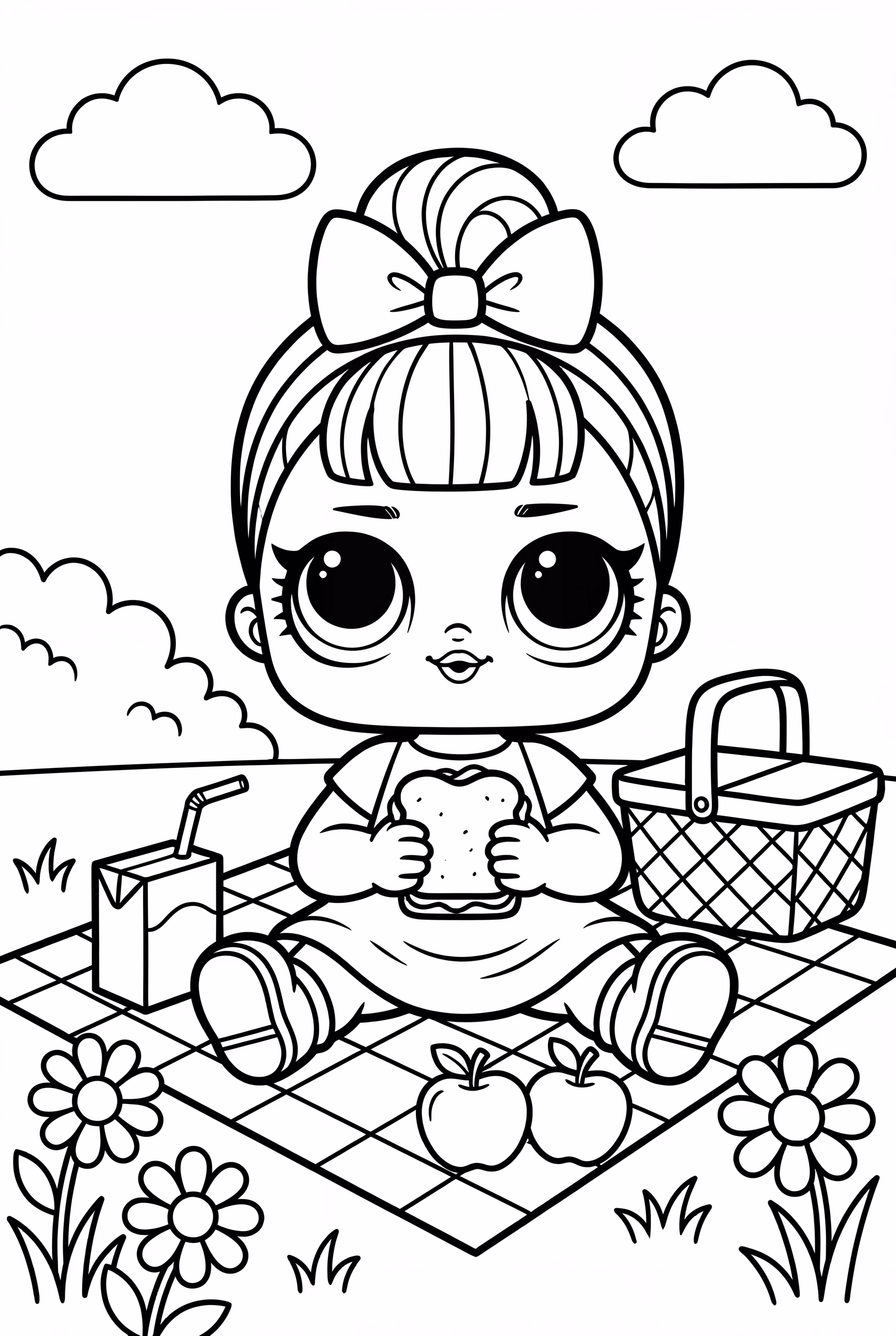 Lol Doll Having A Picnic