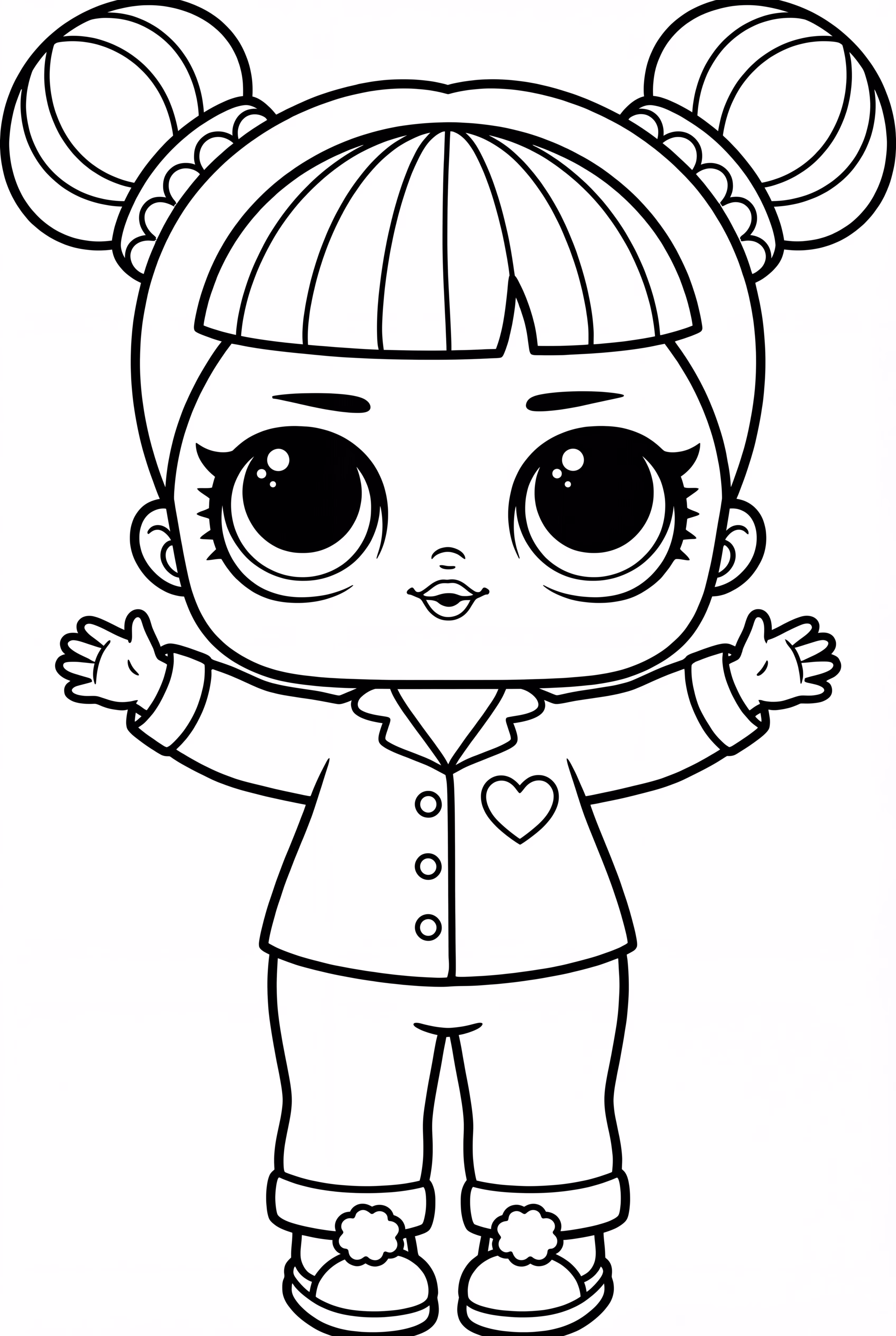 Poupée Lol en pyjama