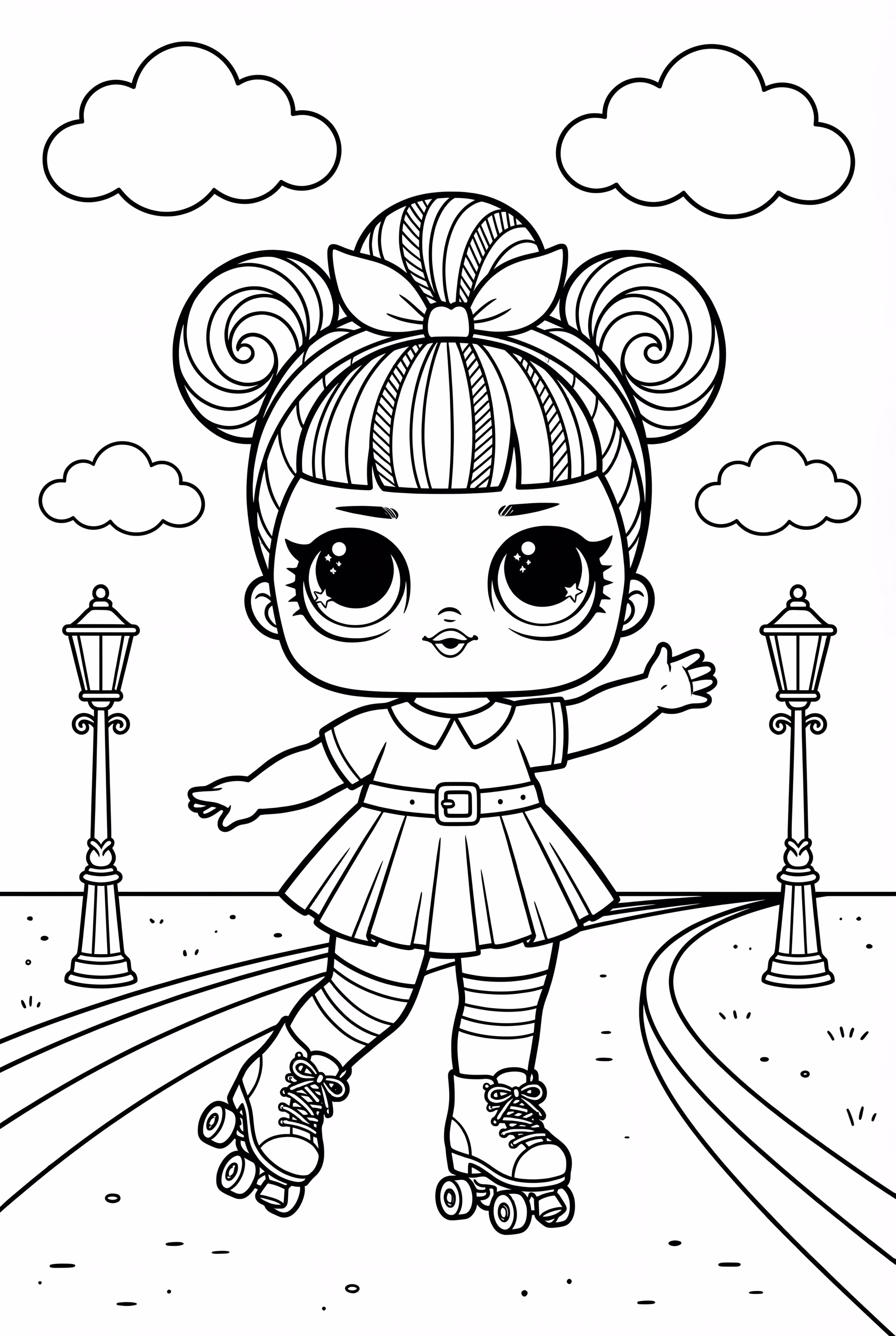 Lol Doll On Roller Skates