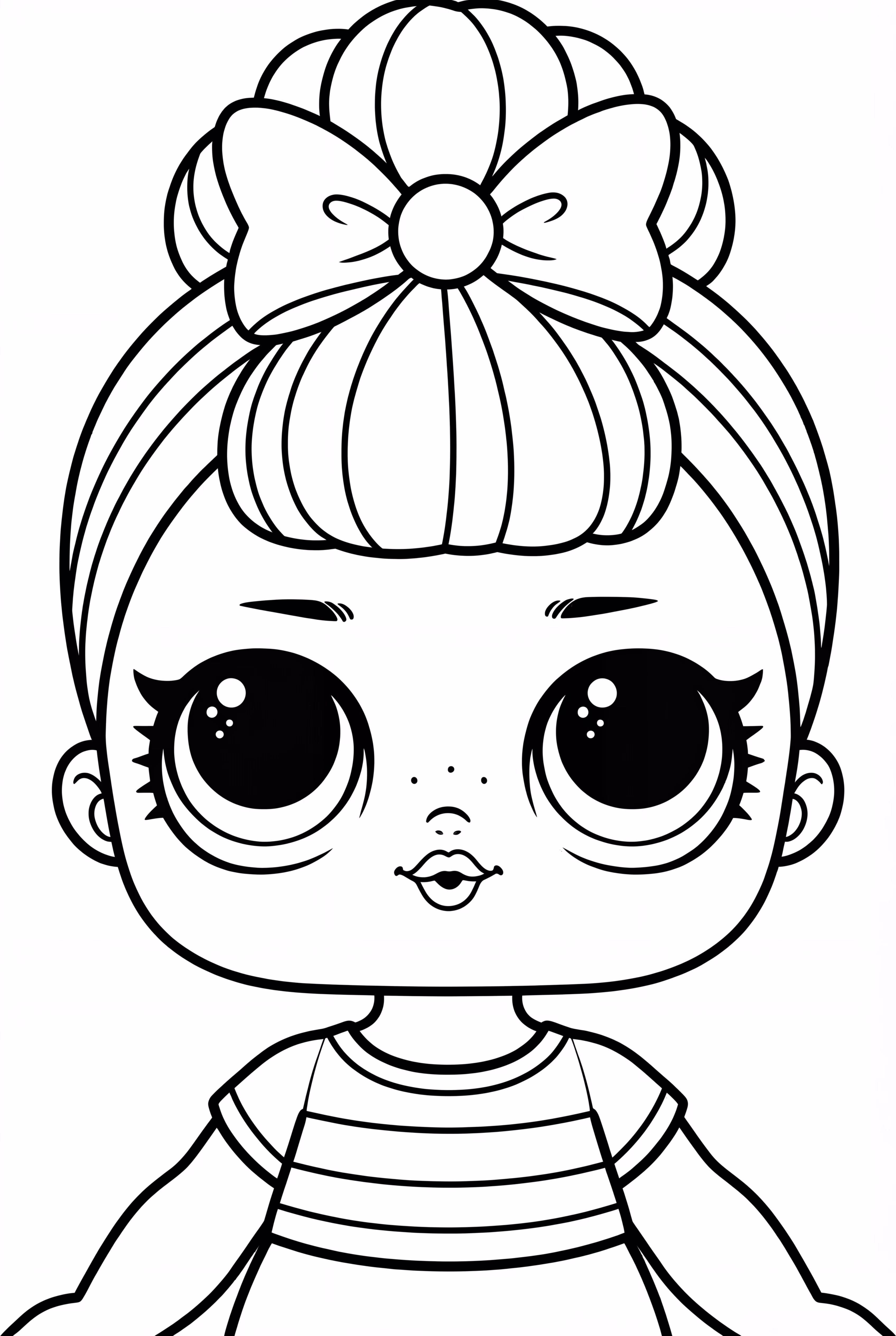 Lol Doll Portrait With Big Eyes