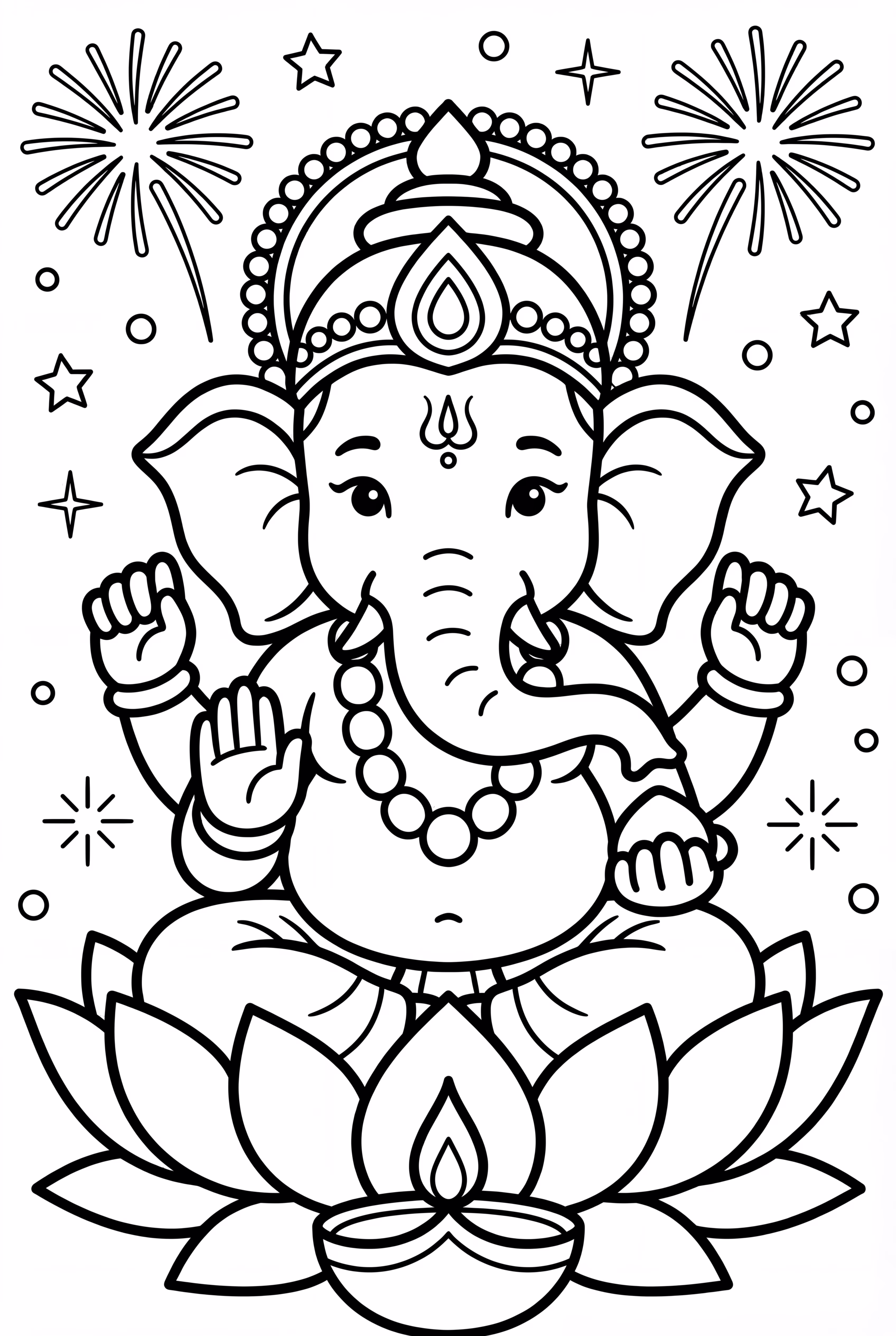Lord Ganesha For Diwali