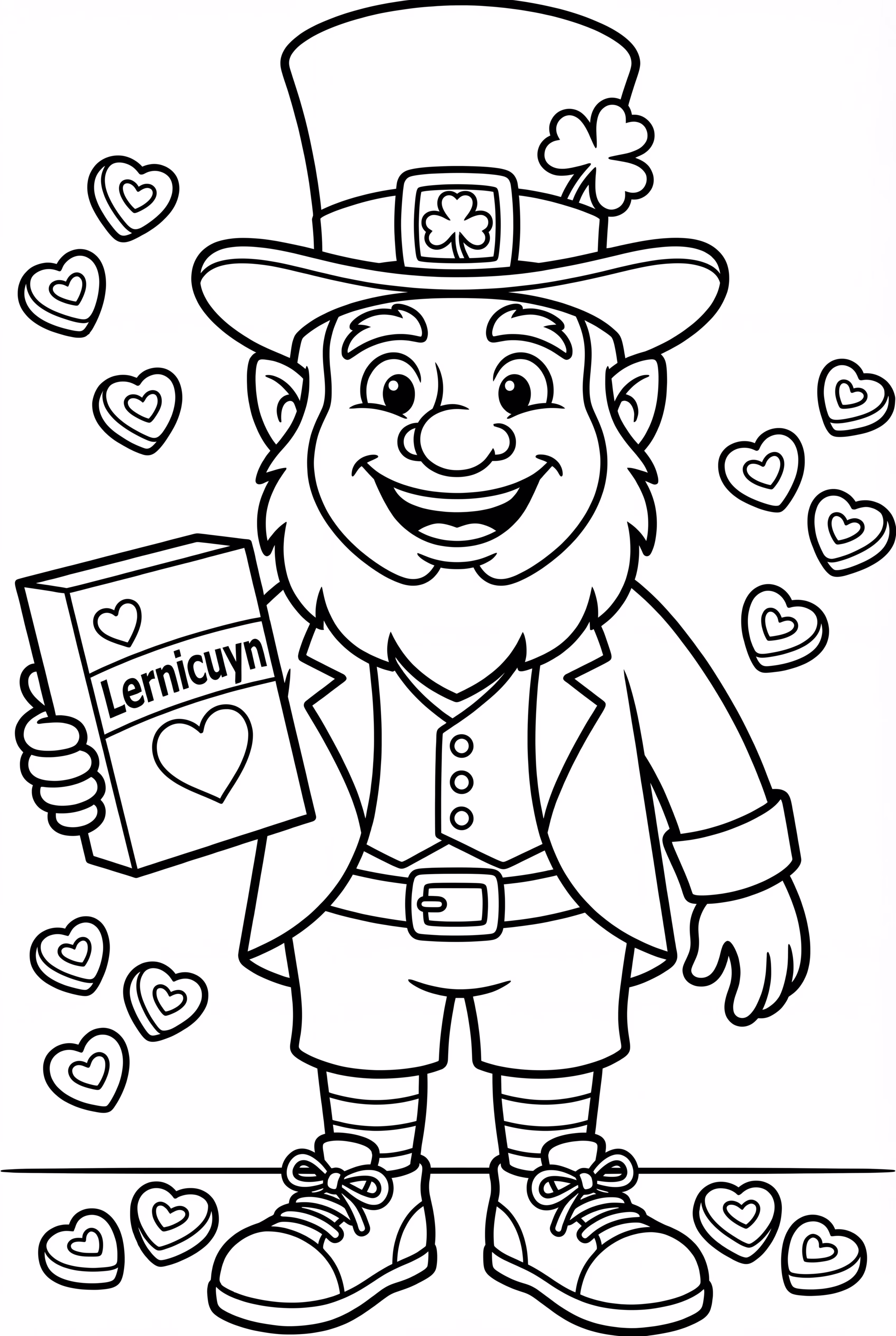 Lucky Charms leprechaun with cereal