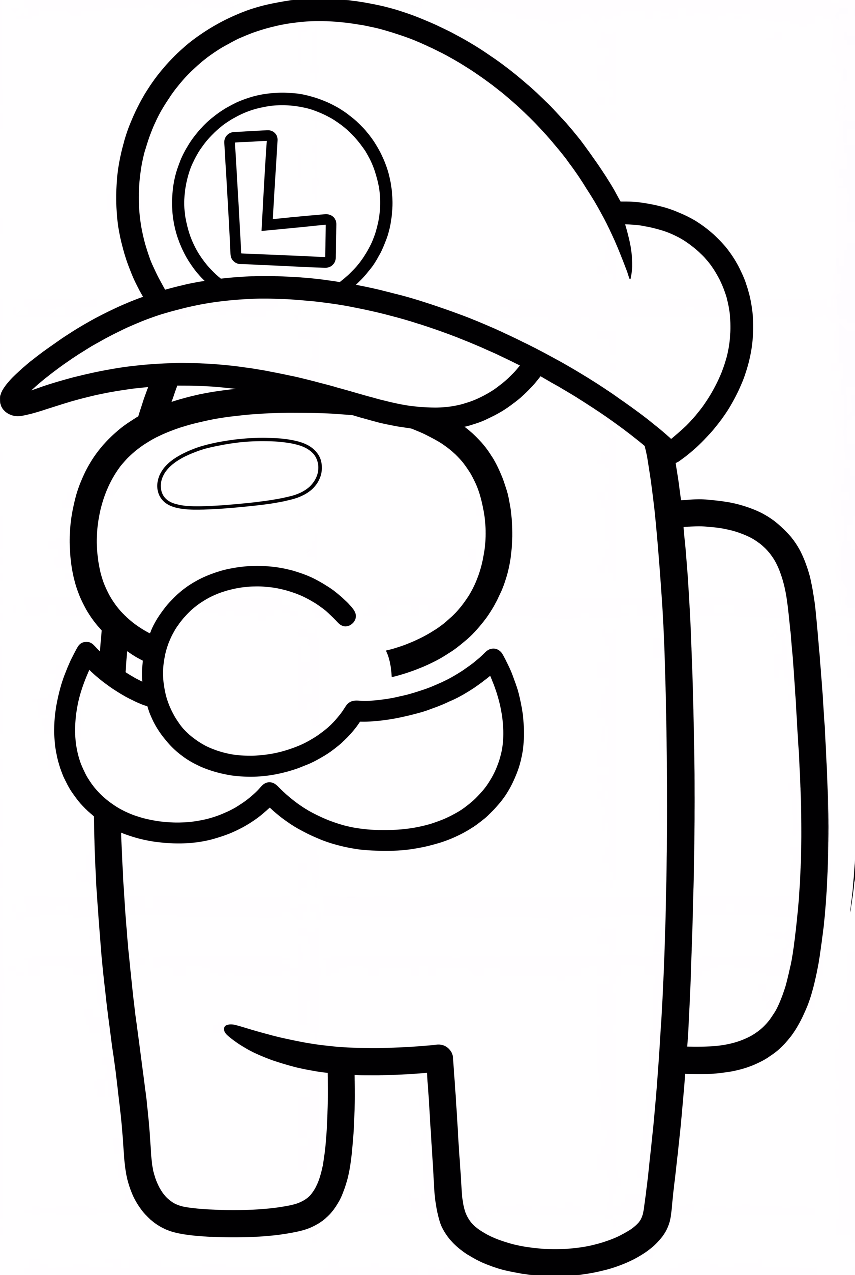 Luigi As An Among Us Crewmate