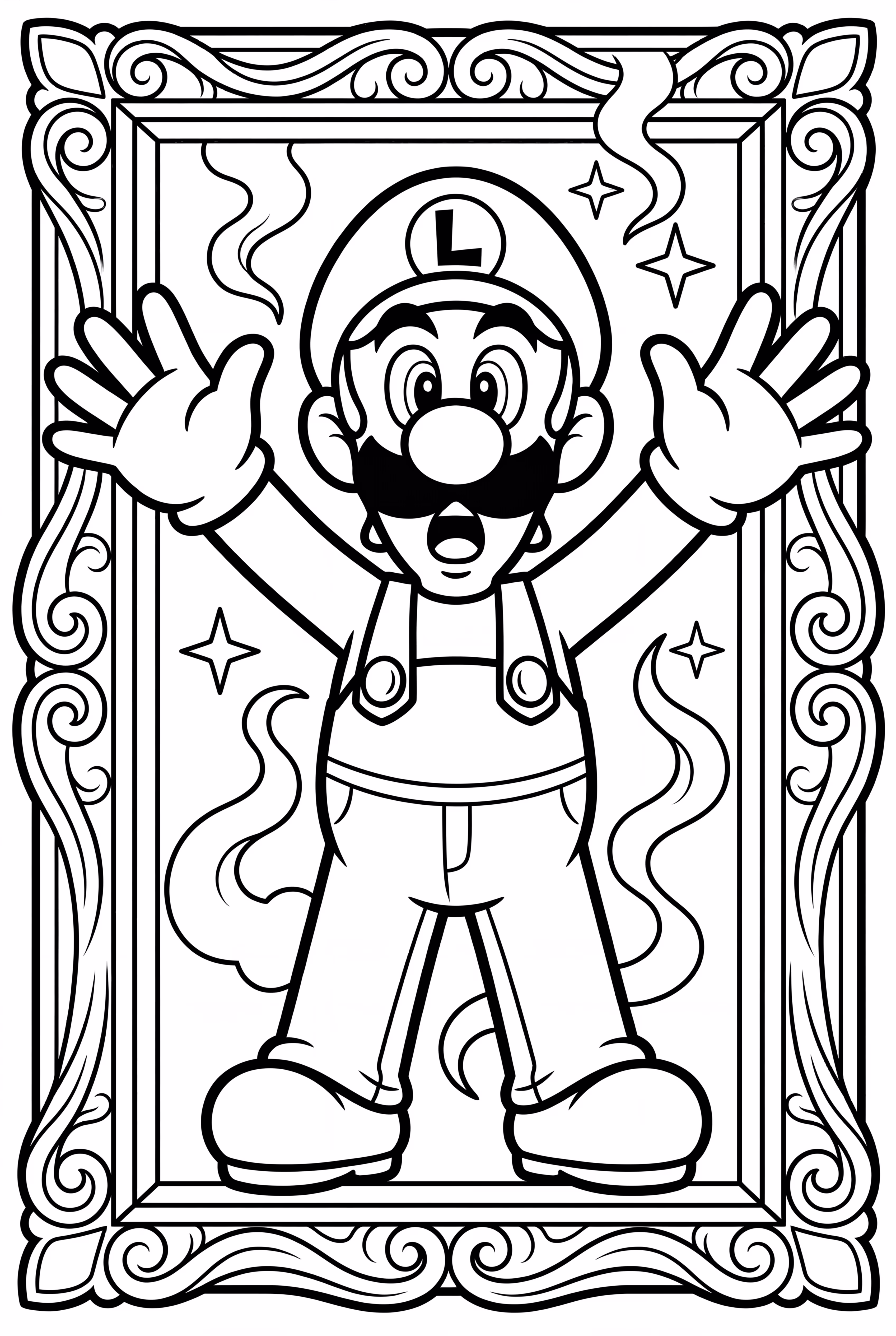 Luigi im Bild Gefangen