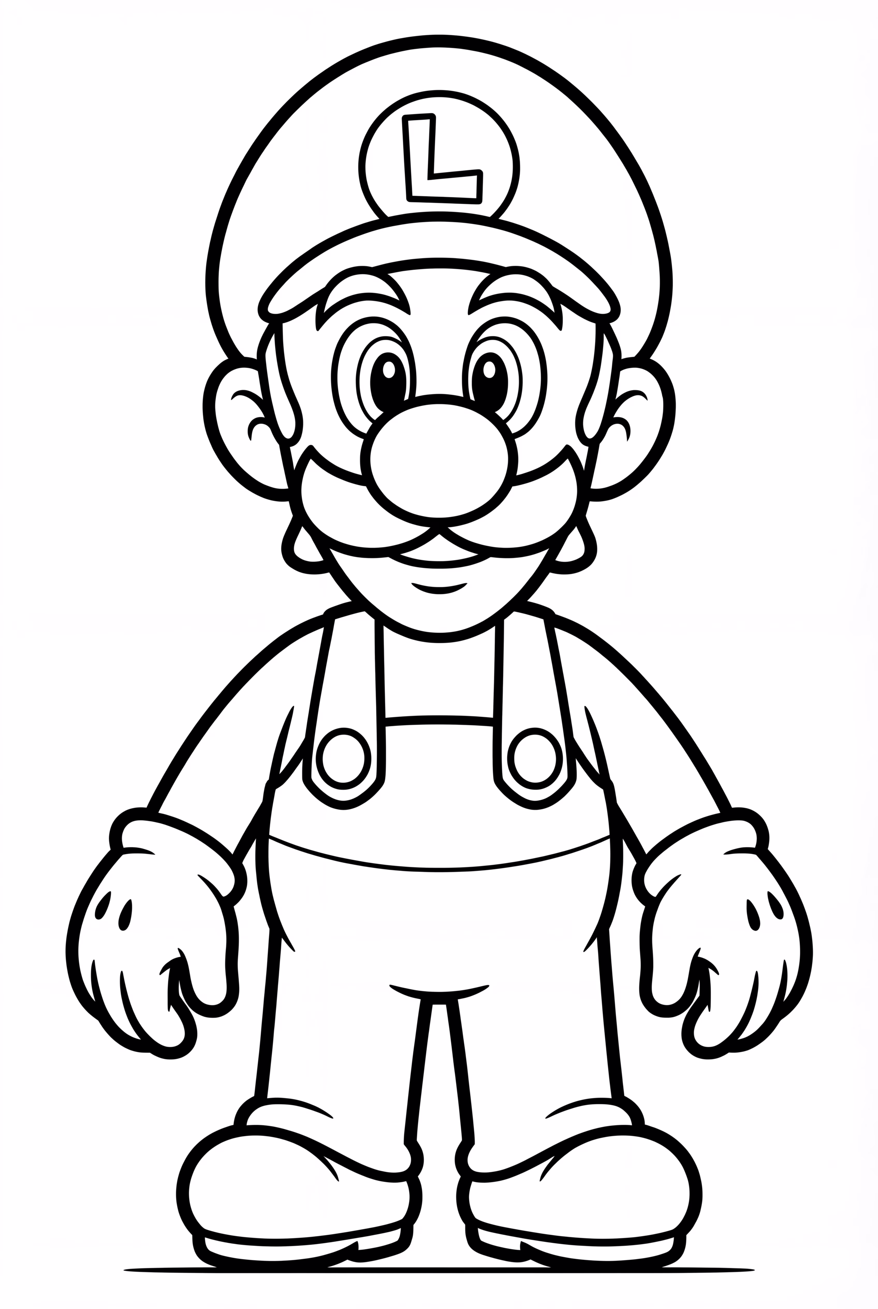 Luigi mit seiner Mütze