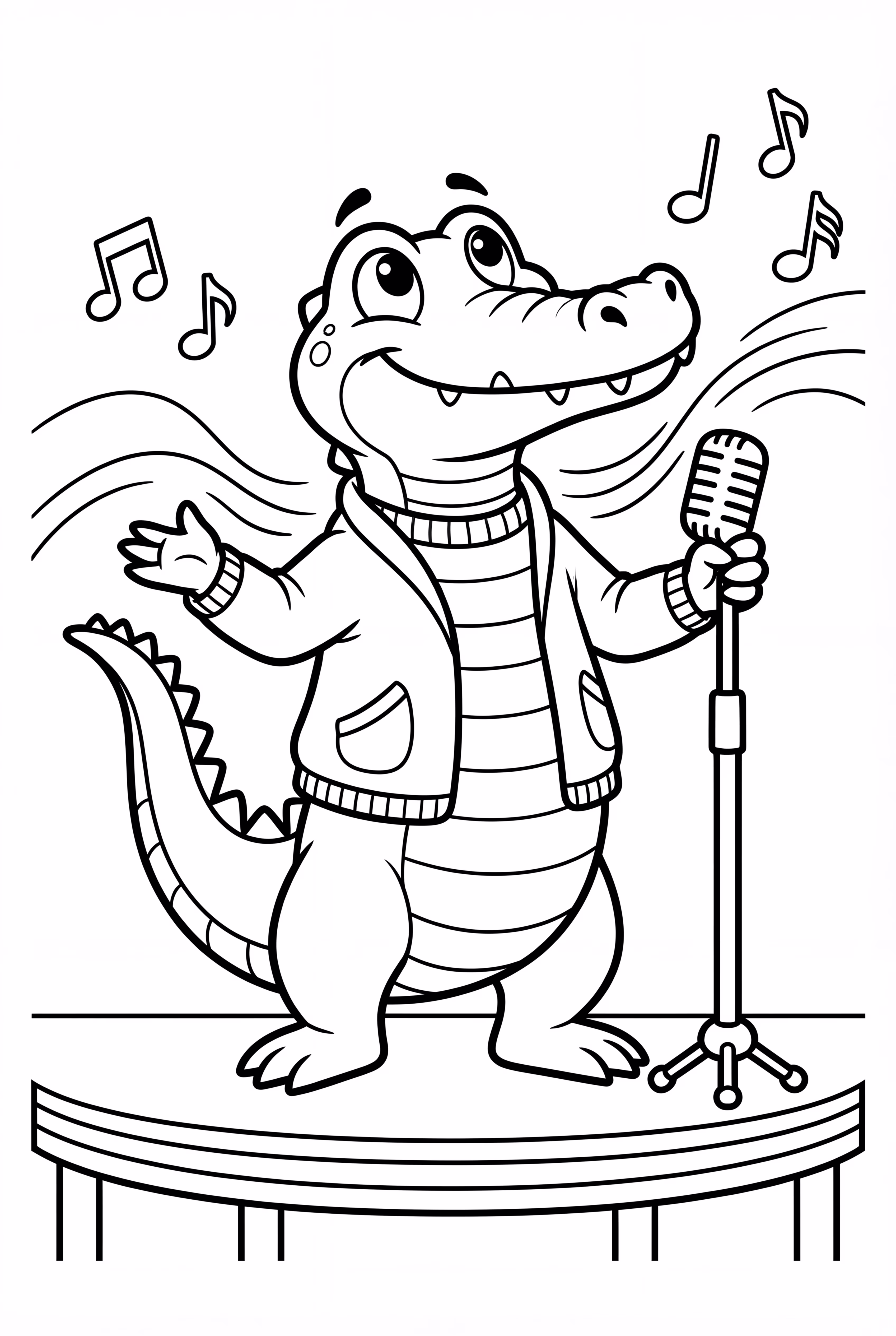 Lyle Lyle Crocodile Singing Joyfully