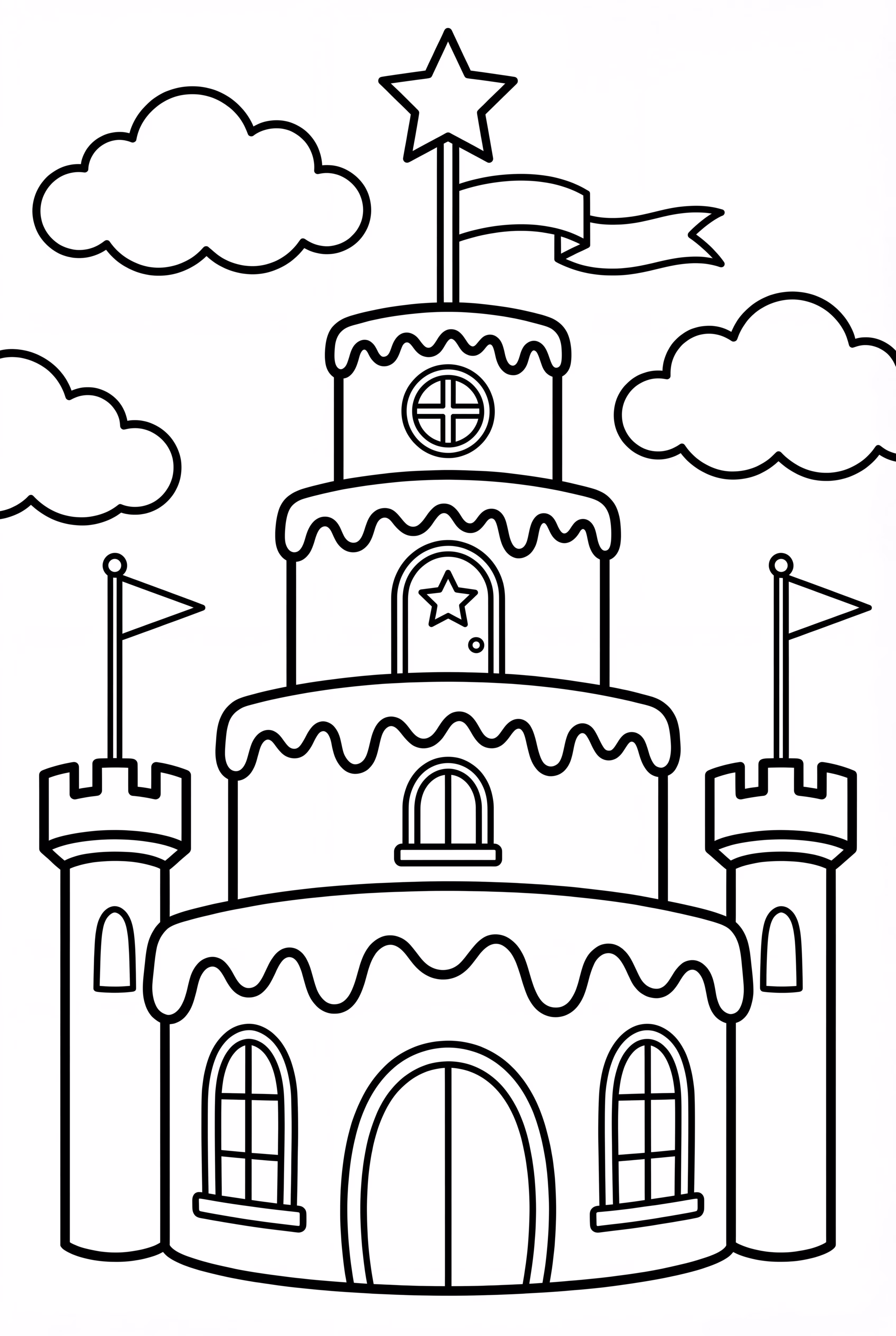 Magic Castle Birthday Cake