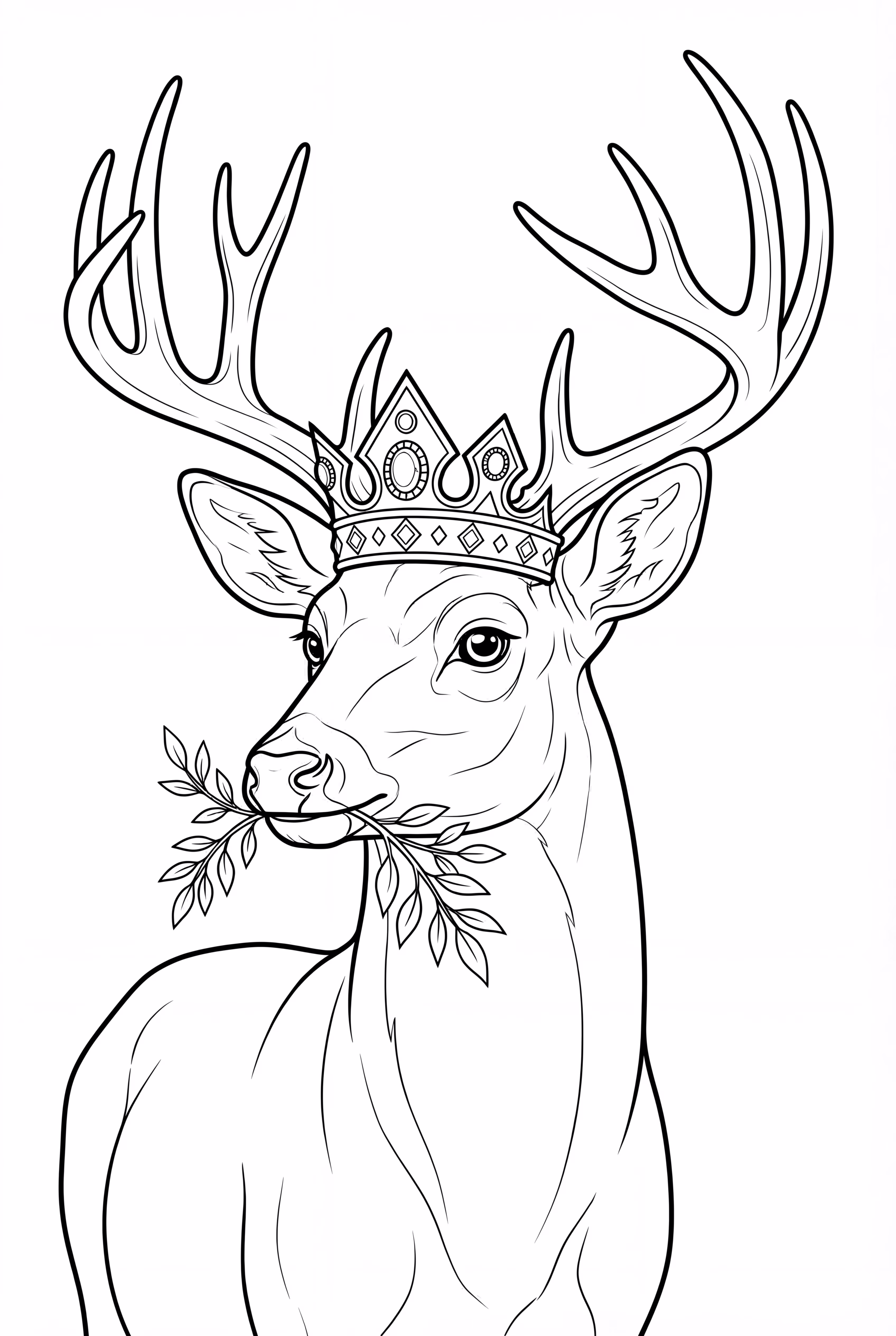 Retrato de Cervo Majestoso-2