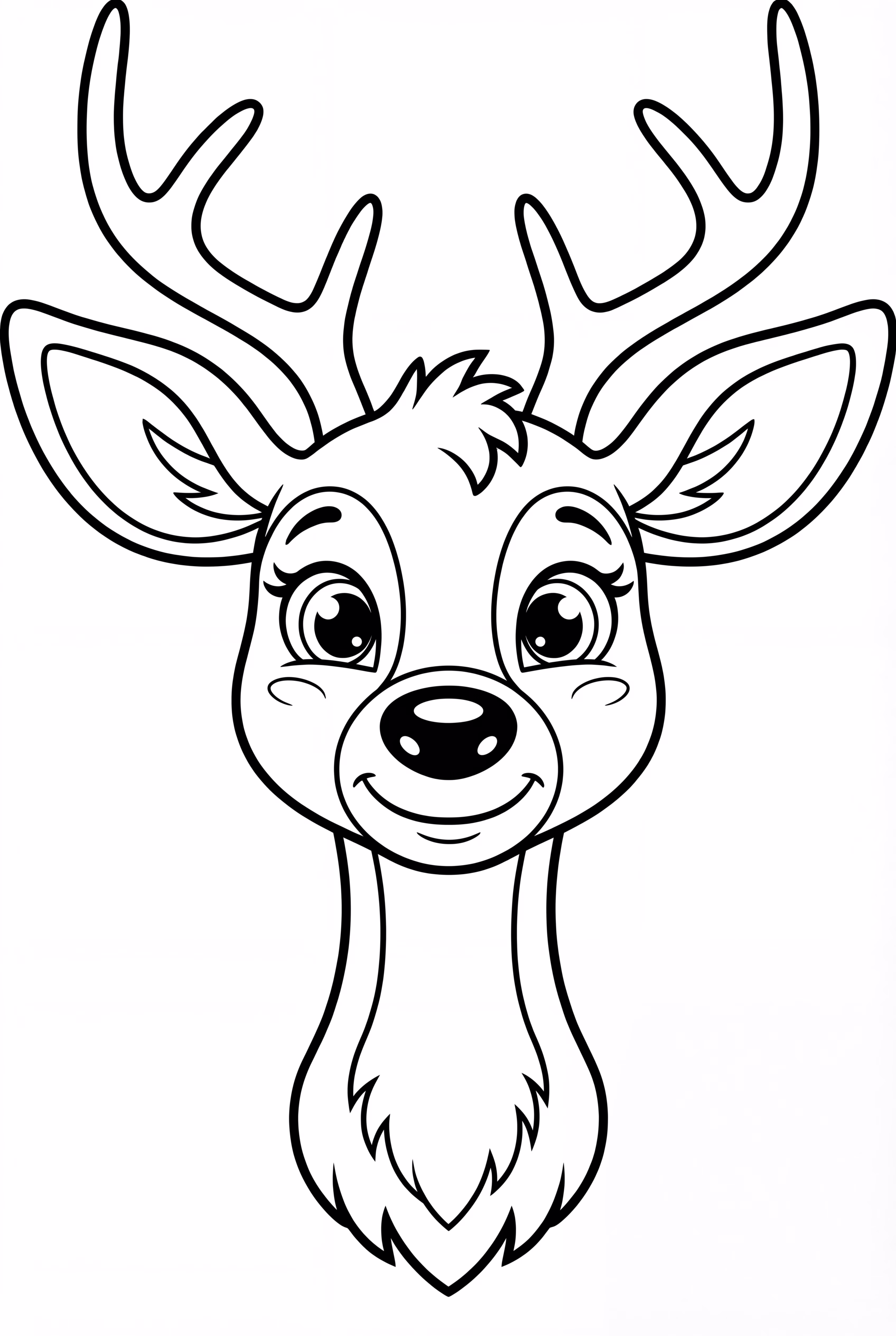 Majestic Deer Portrait