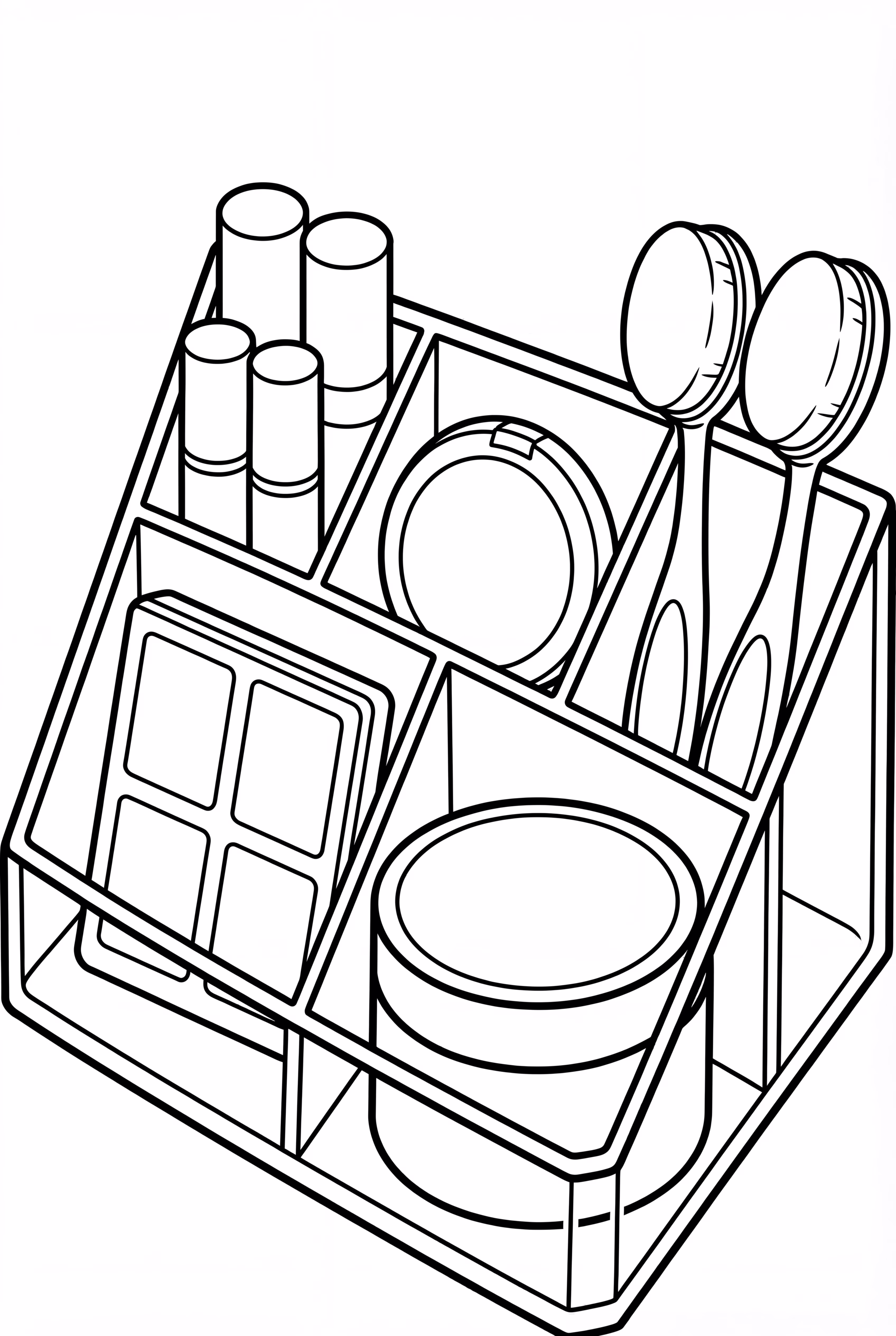 Organizador de Gaveta de Maquiagem com Compartimentos