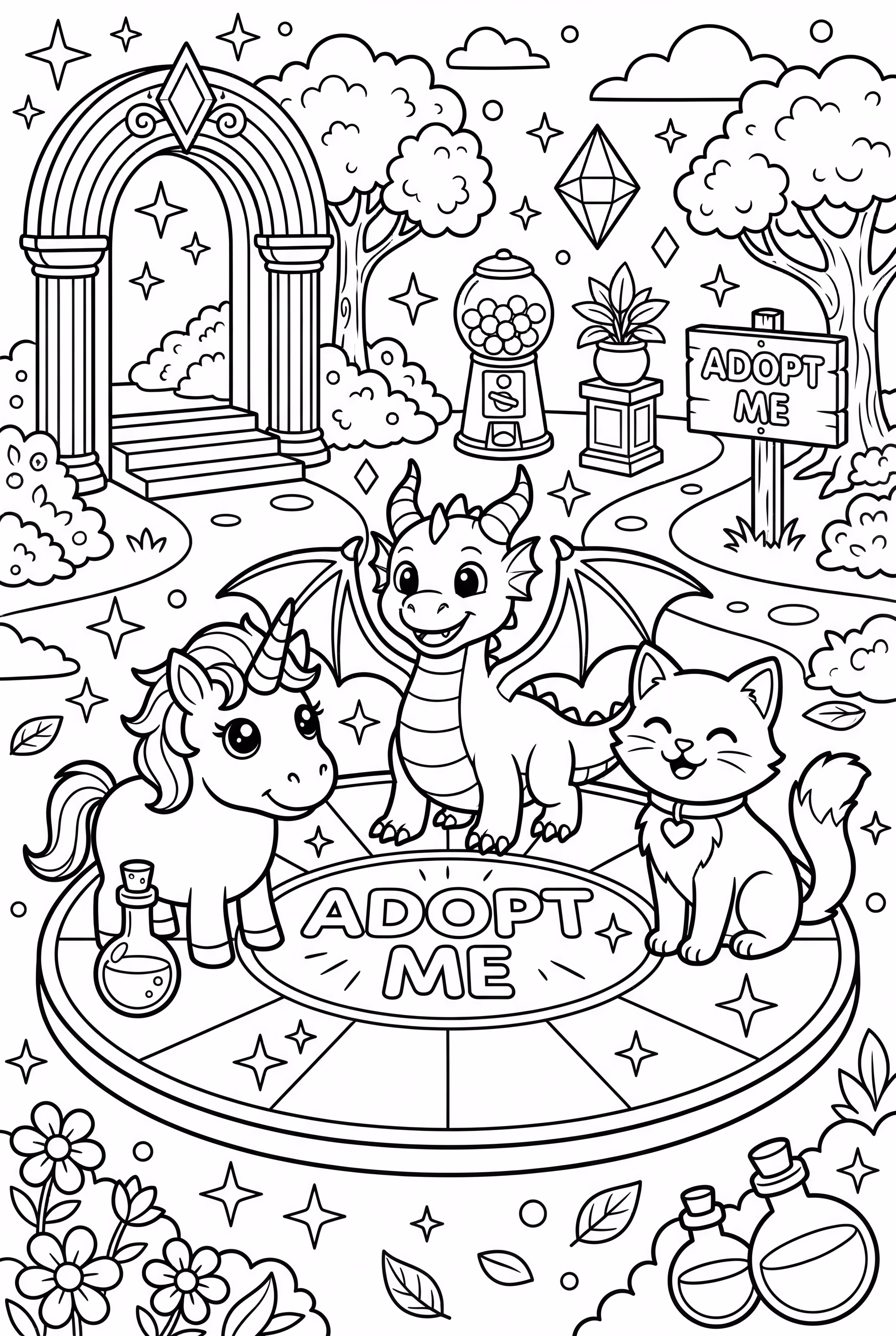 Making A Mega Neon Adopt Me Pet