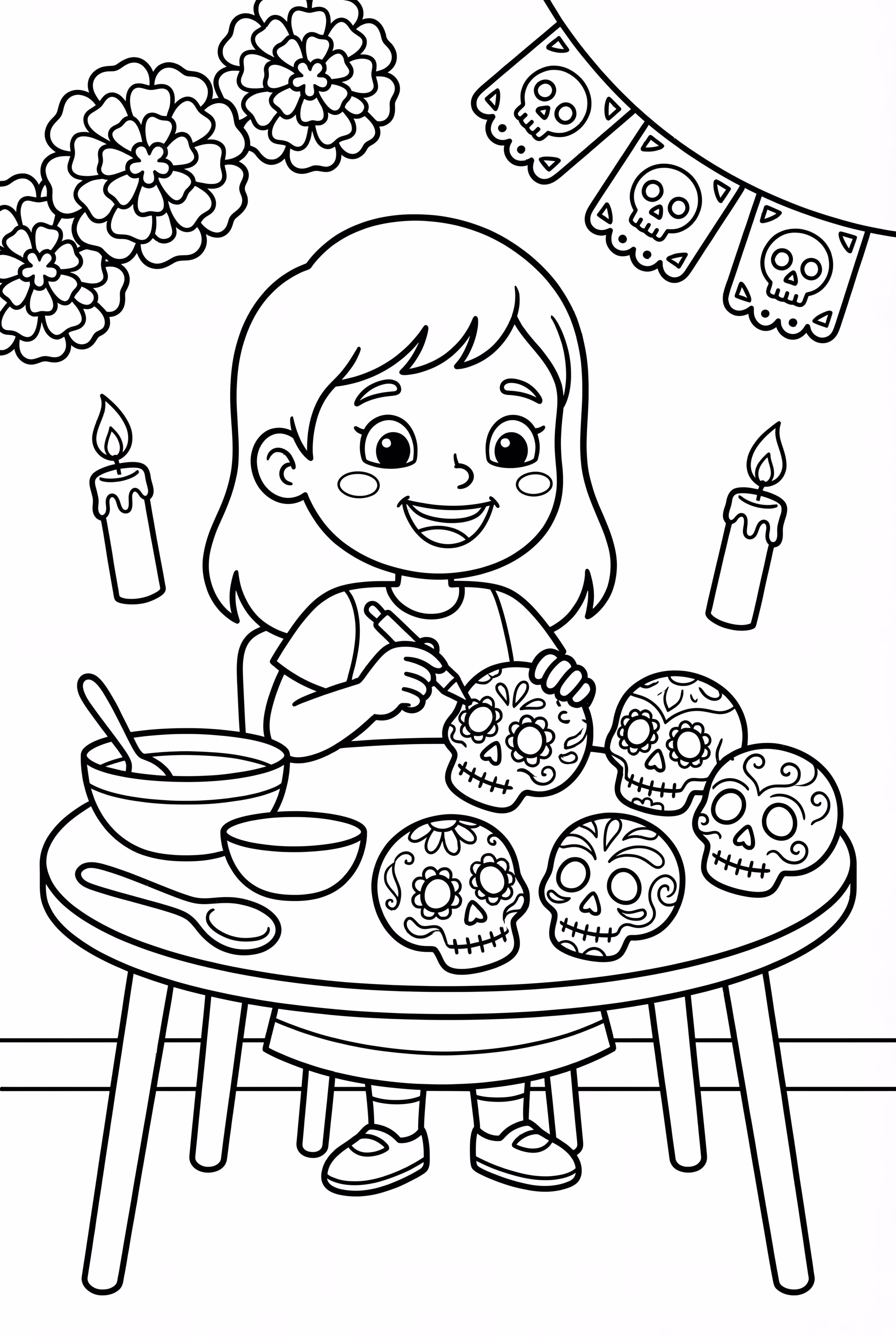 Making Day of the Dead Sugar Skulls