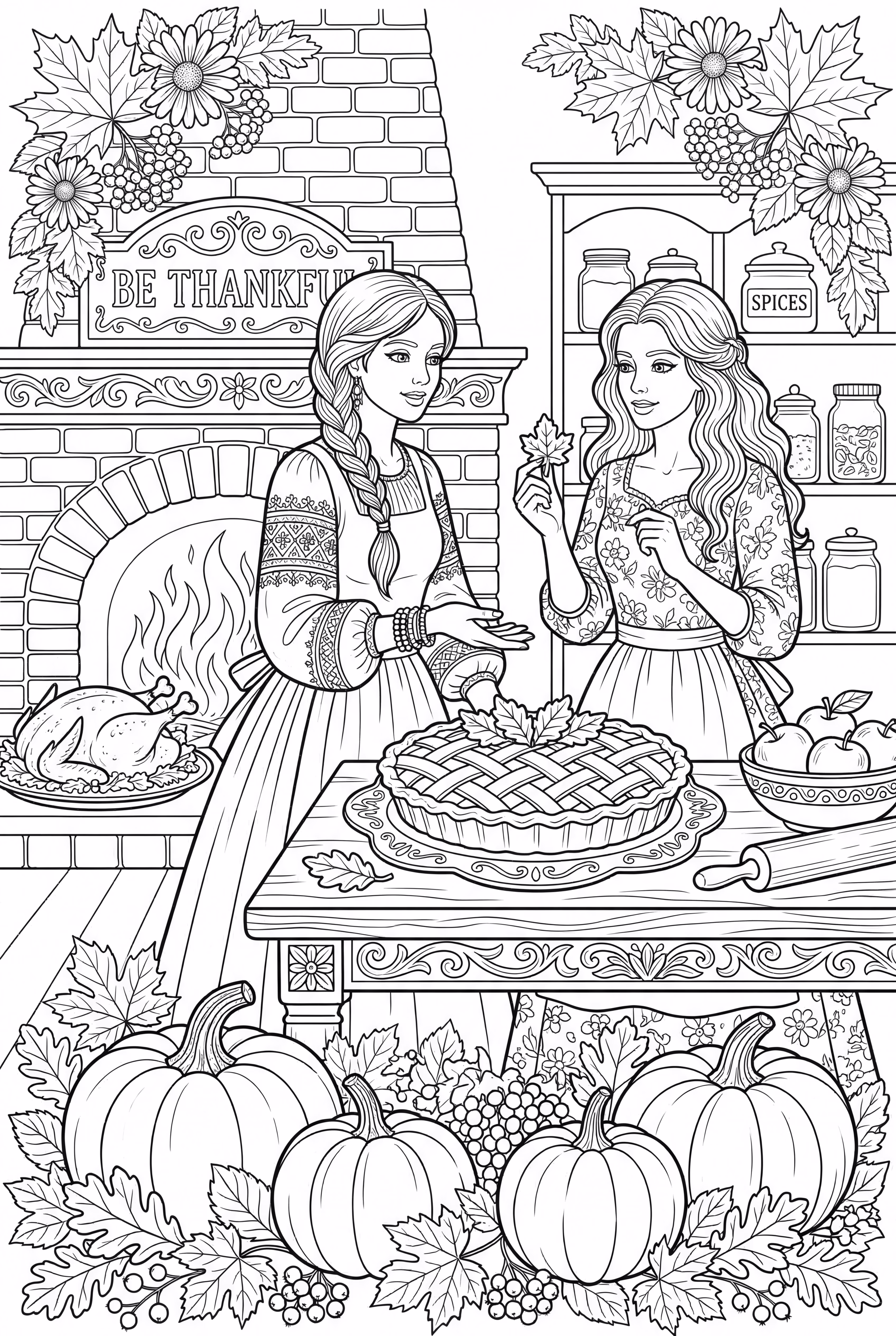 Making pumpkin pie on Thanksgiving