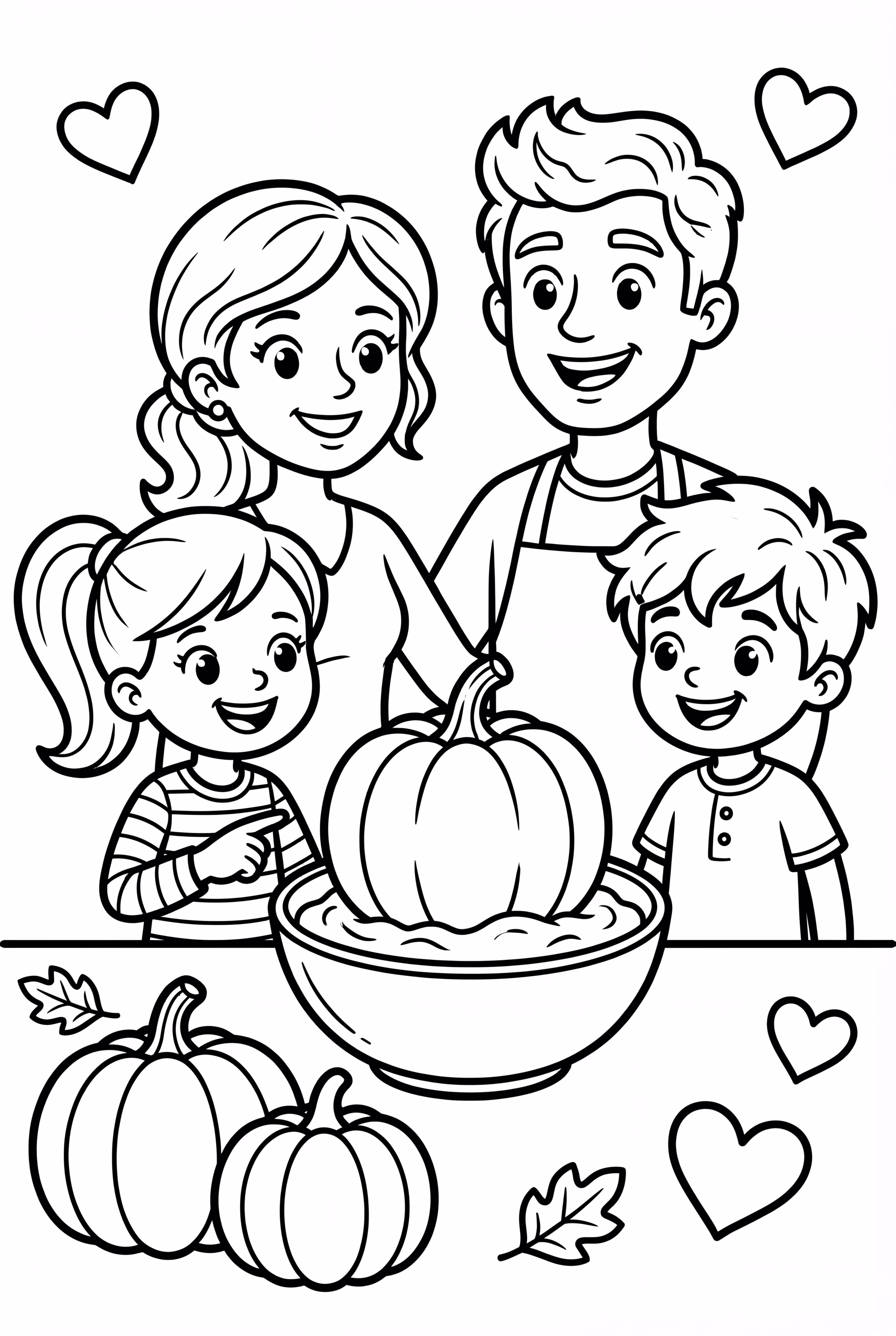 Making pumpkin pie on Thanksgiving