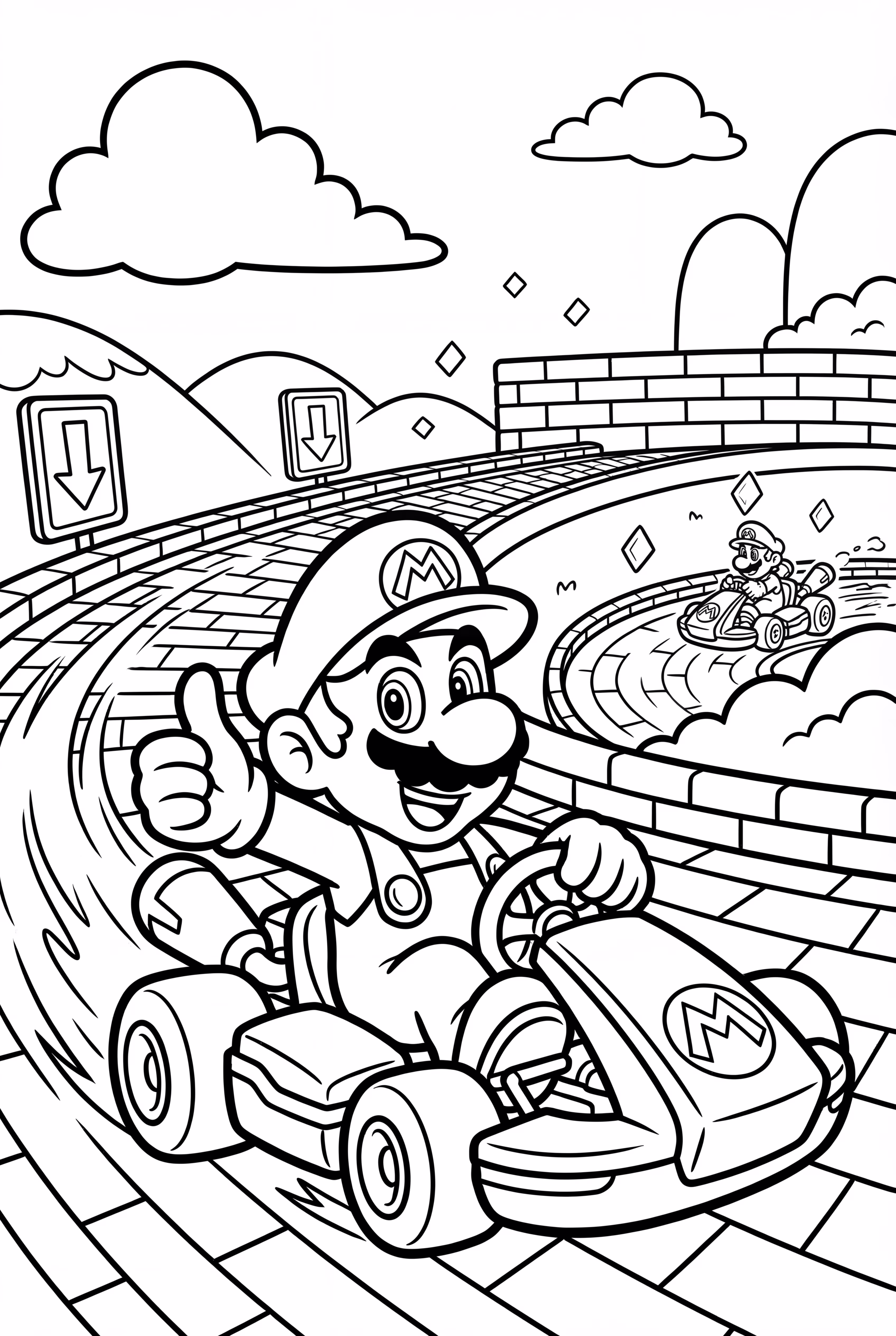 瑪利歐和朋友們在瑪利歐賽車Wii-2