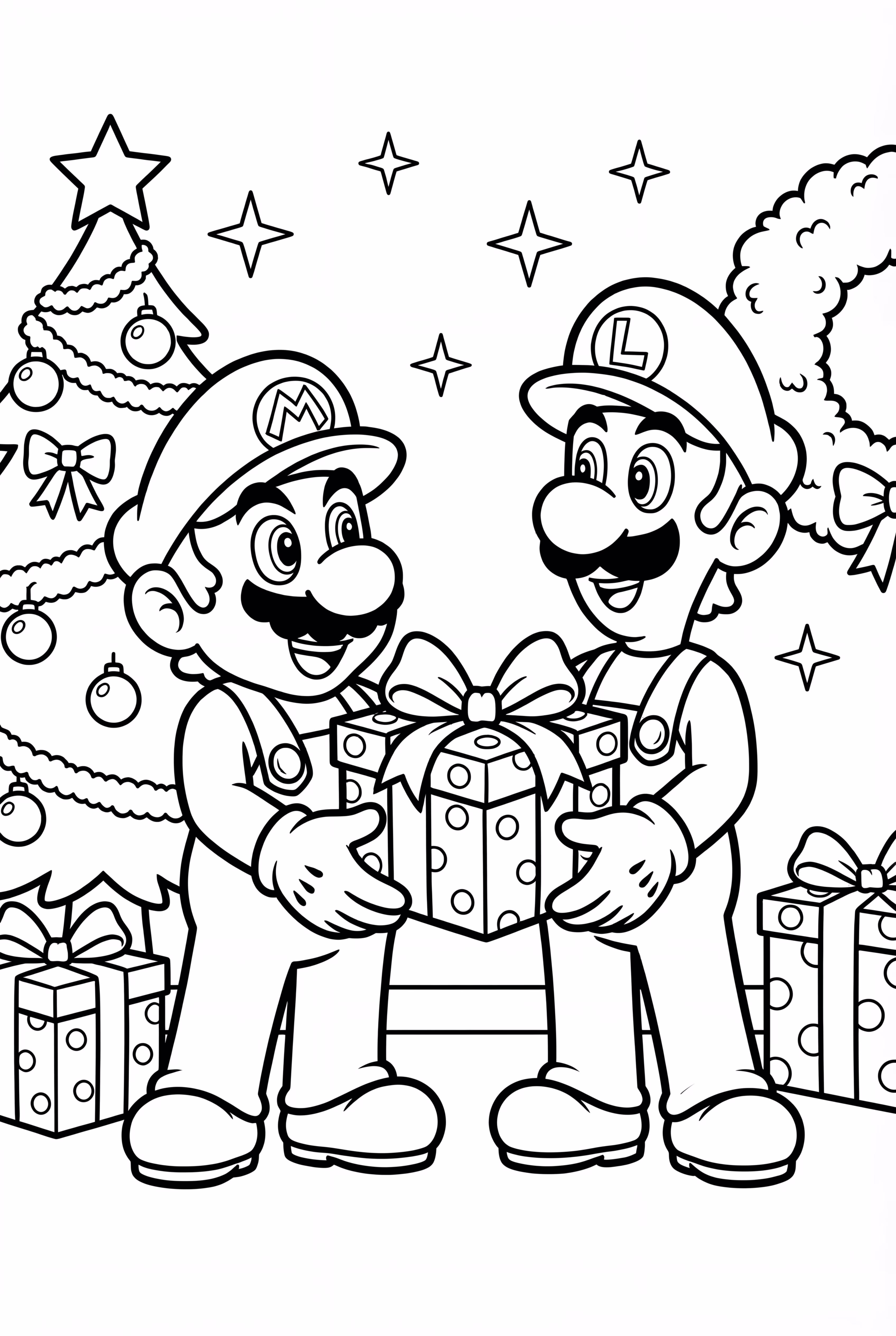 마리오와 루이지의 크리스마스 축하하기-2