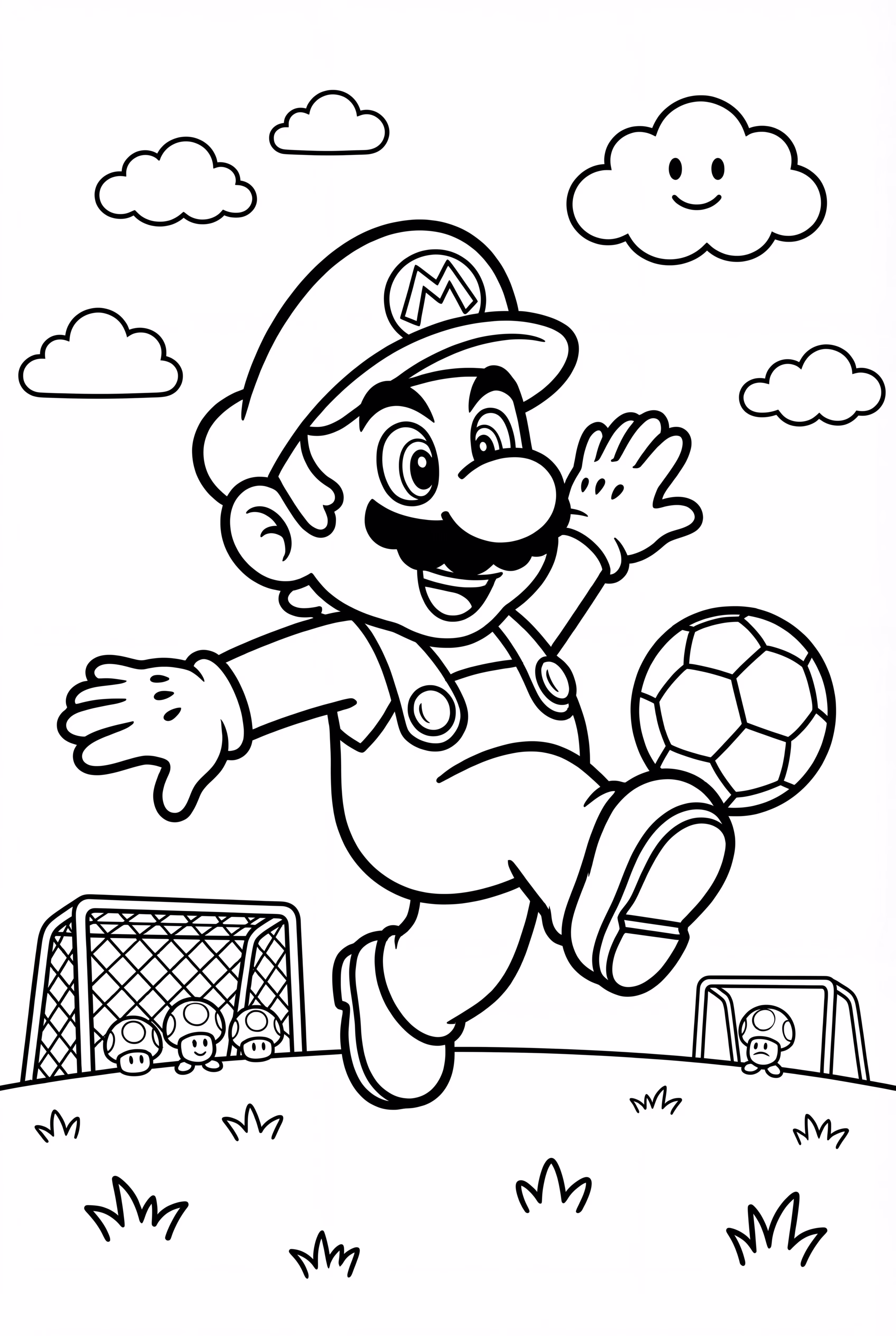 Mario Soccer Match