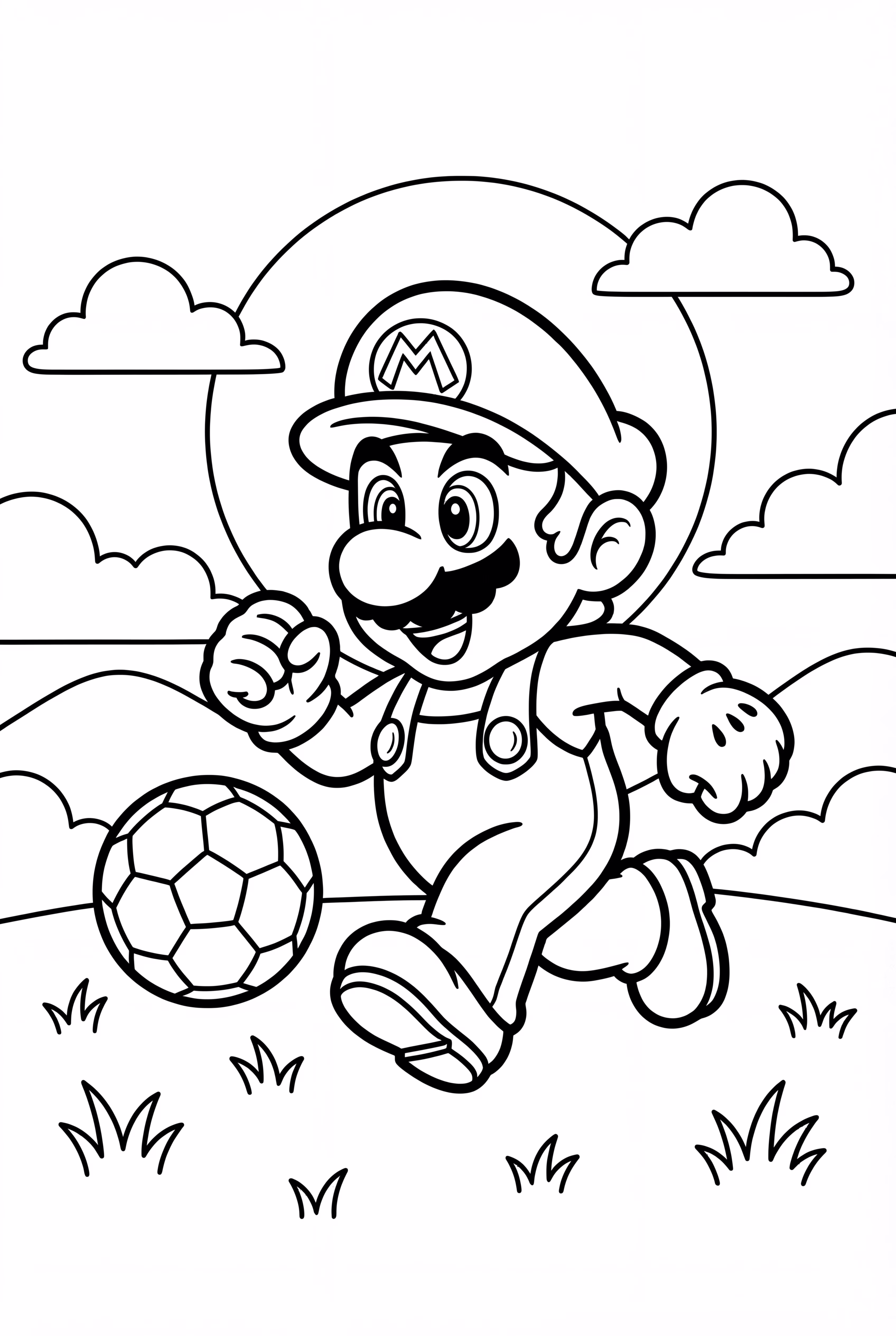 마리오 축구 경기