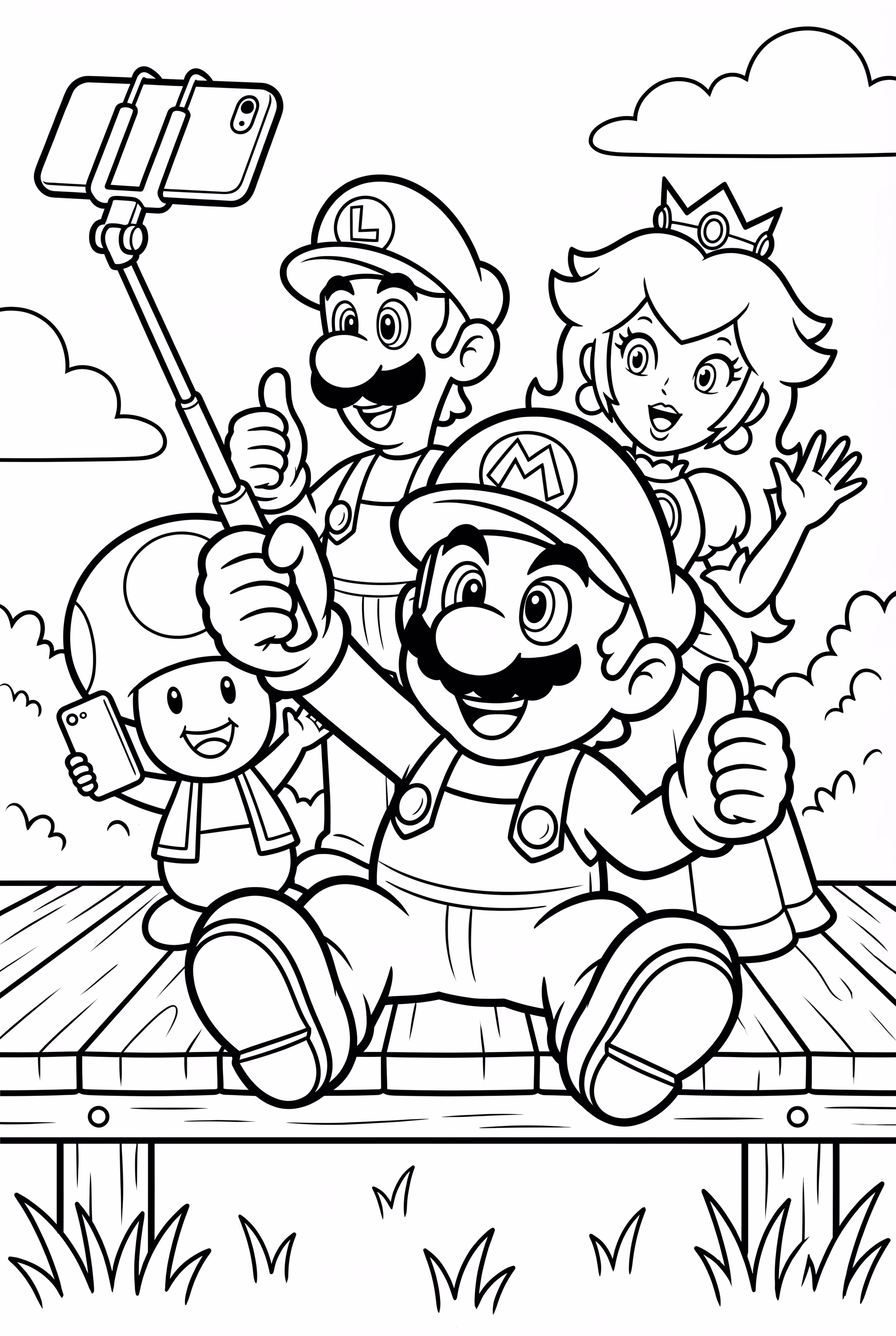 瑪利歐與朋友們自拍的2025年