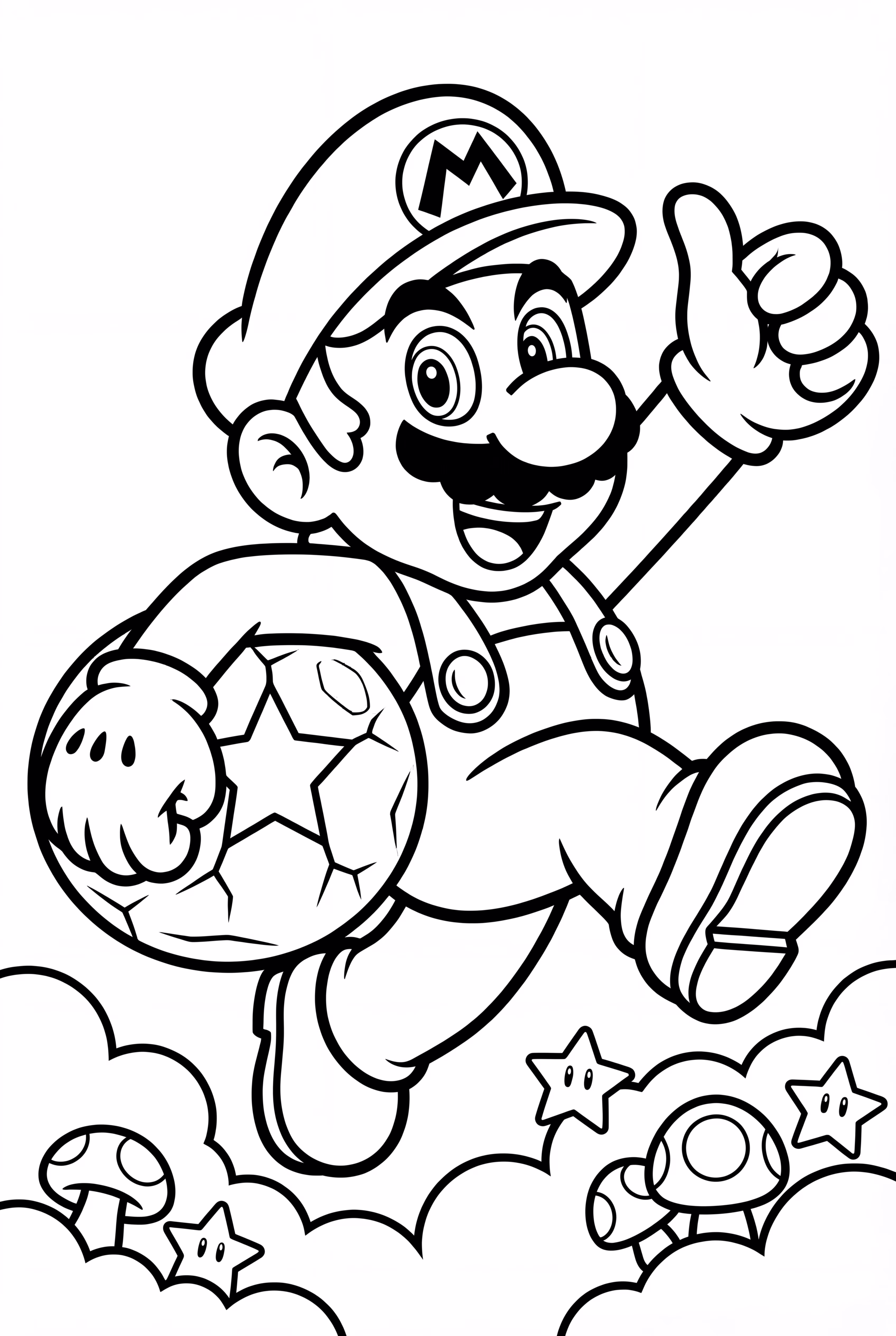 얼음 파워 업을 입은 마리오